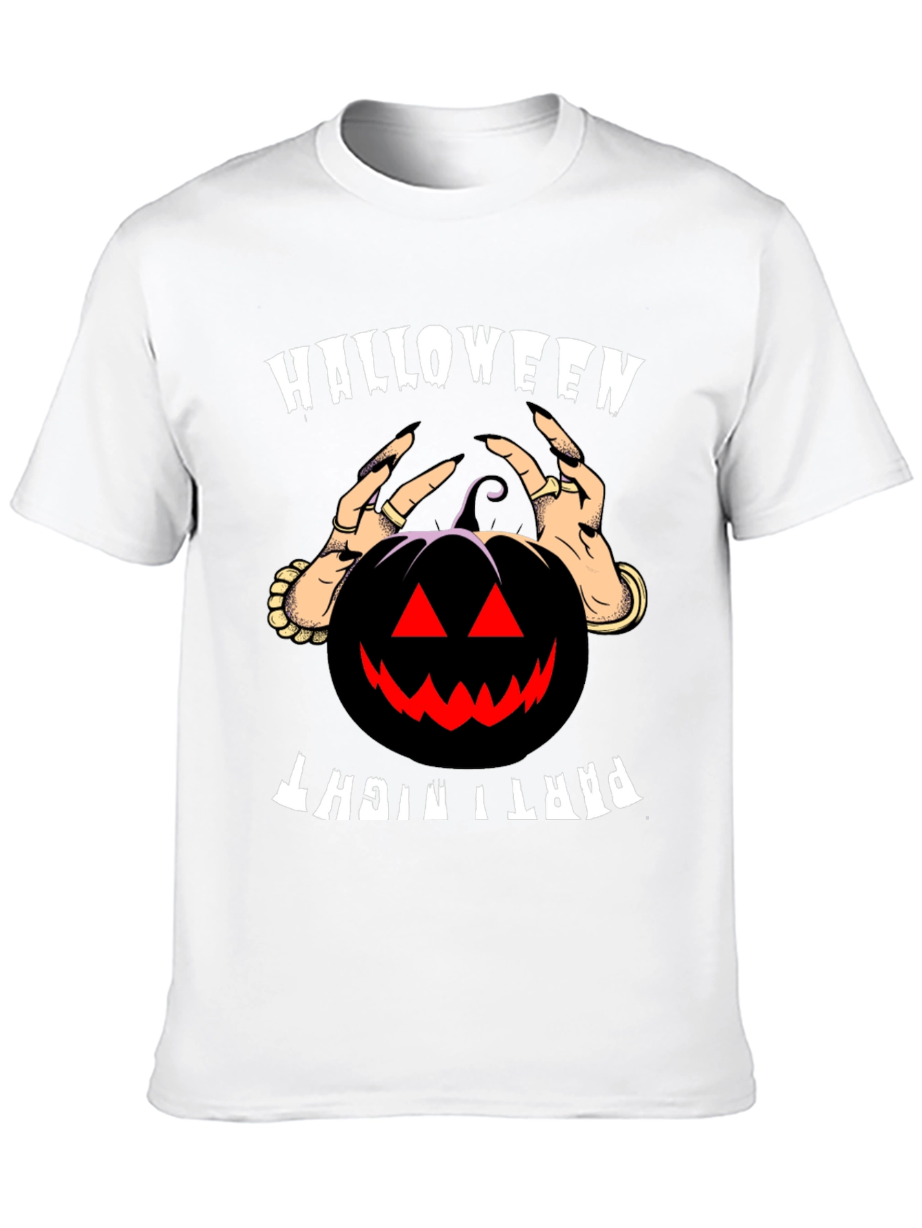 Halloween Party Night Pumpkin Graphic T-Shirt