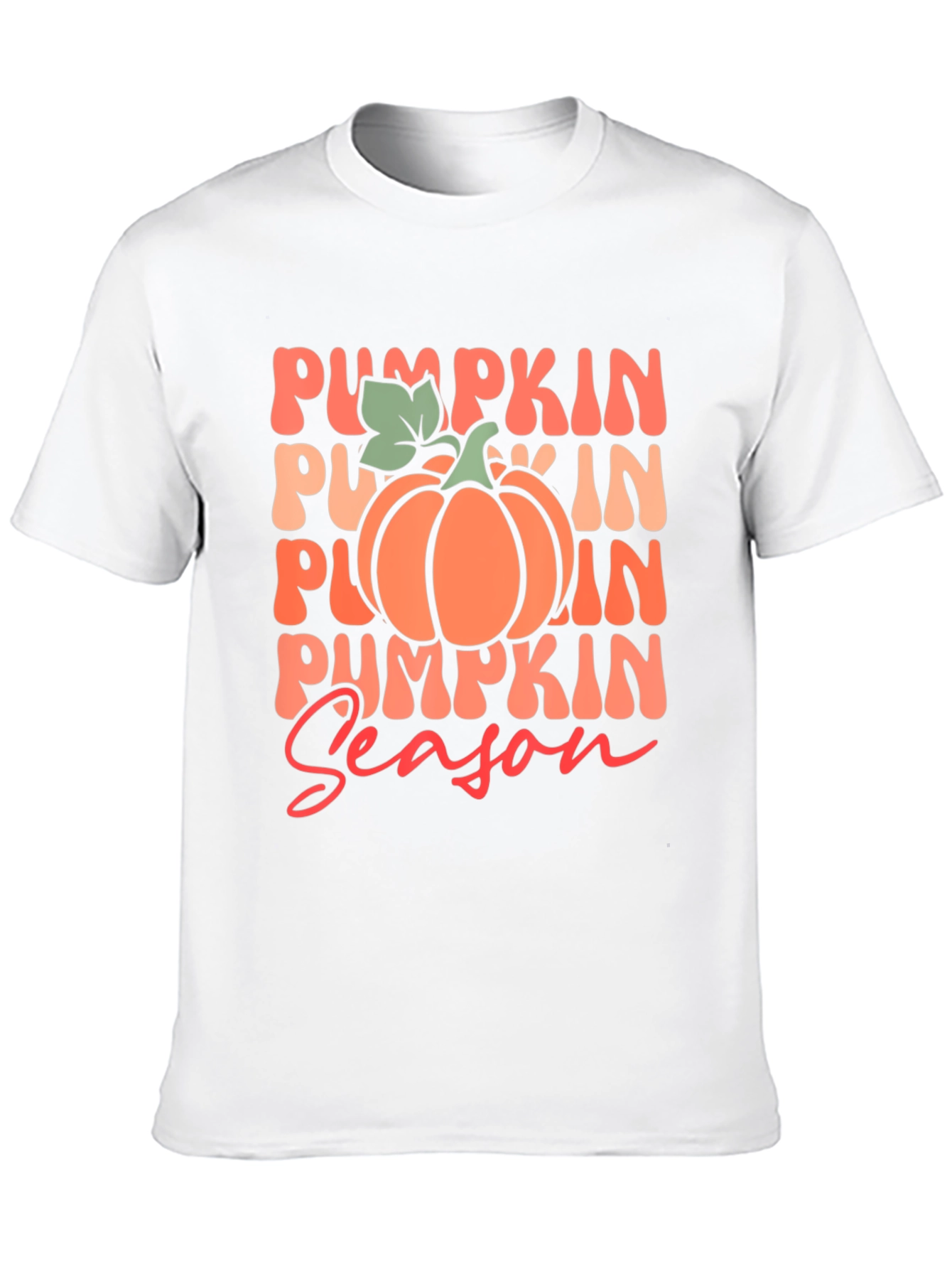 Pumpkin Season Black T-Shirt