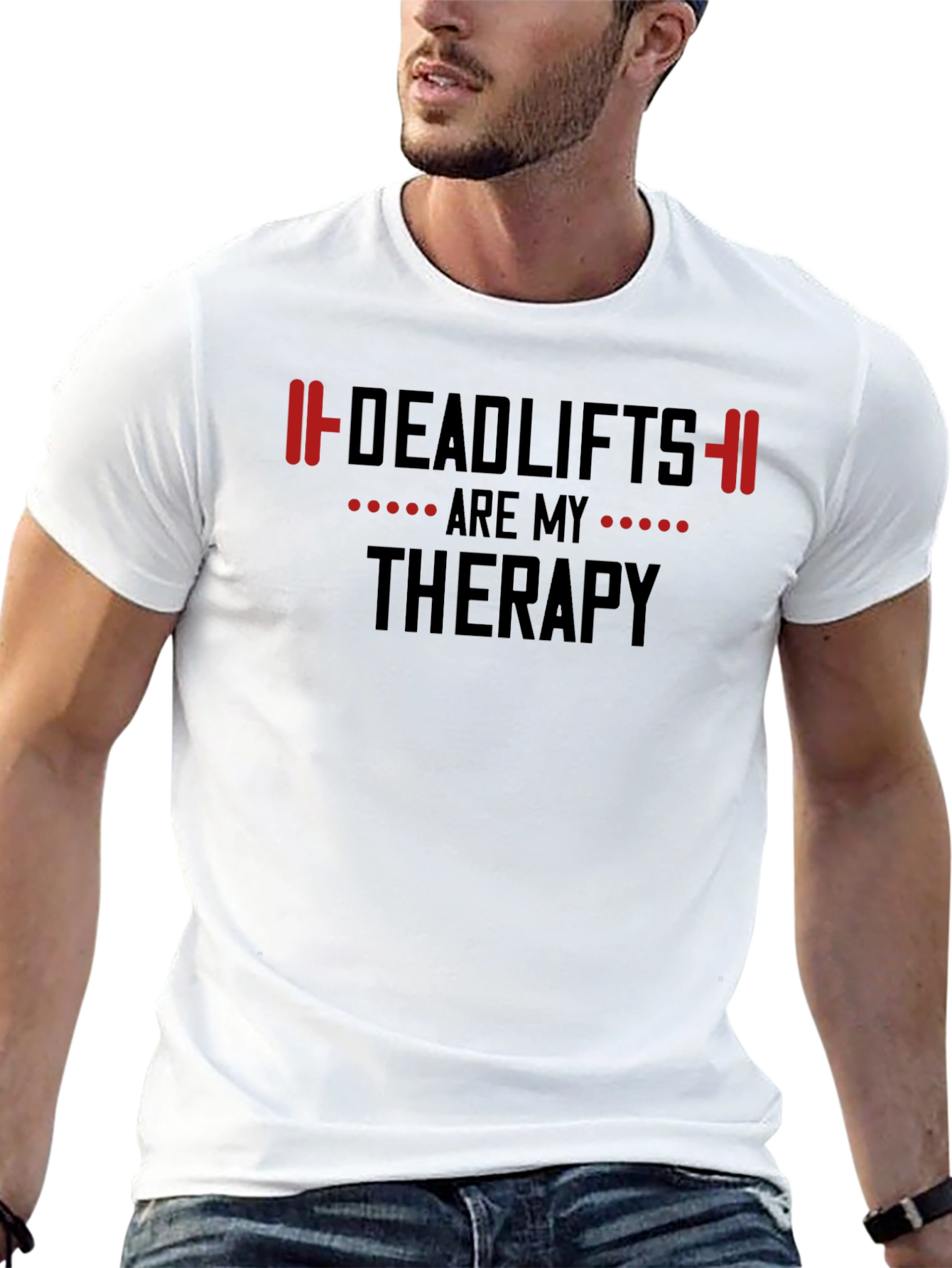 Deadlifts Are My Therapy Gym T-Shirt
