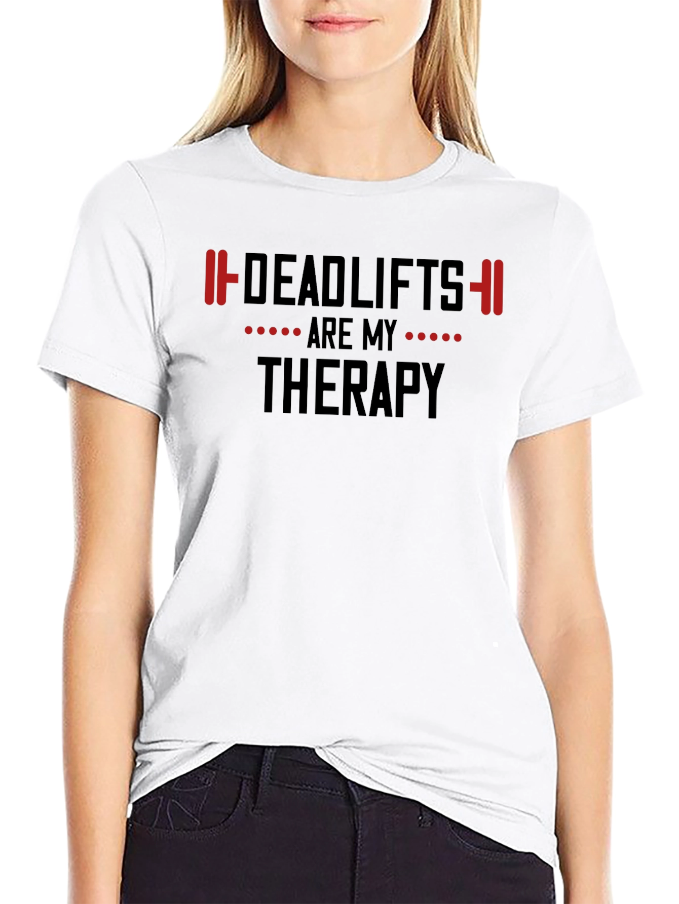 Deadlifts Are My Therapy Gym T-Shirt