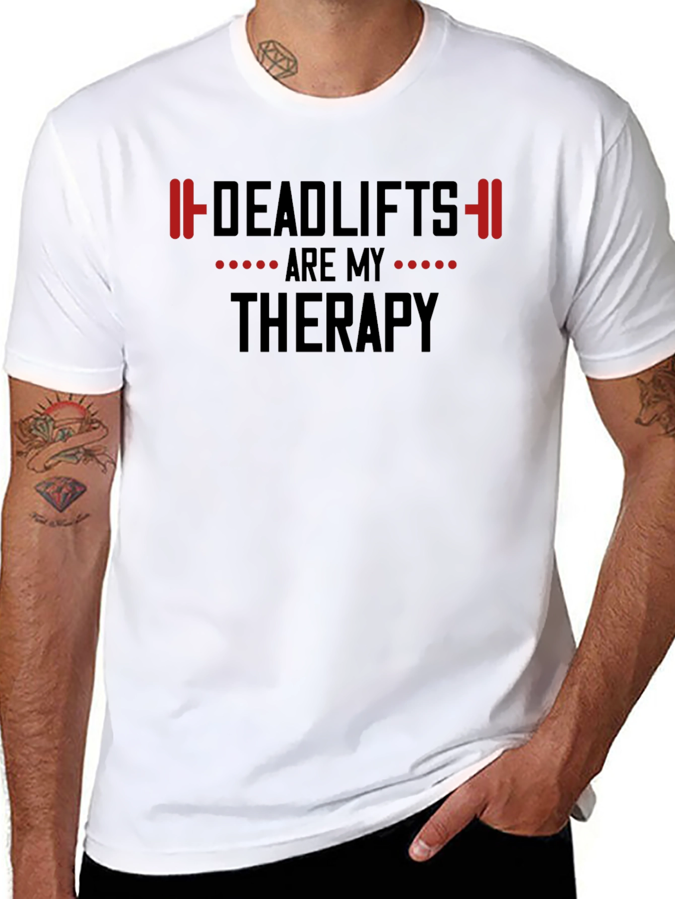 Deadlifts Are My Therapy Gym T-Shirt