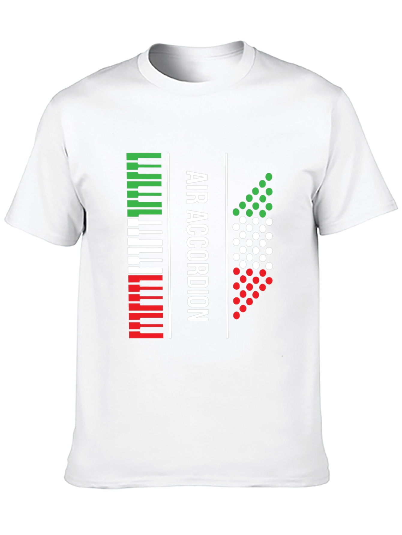 Air Accordion Italian Pride Black T-Shirt