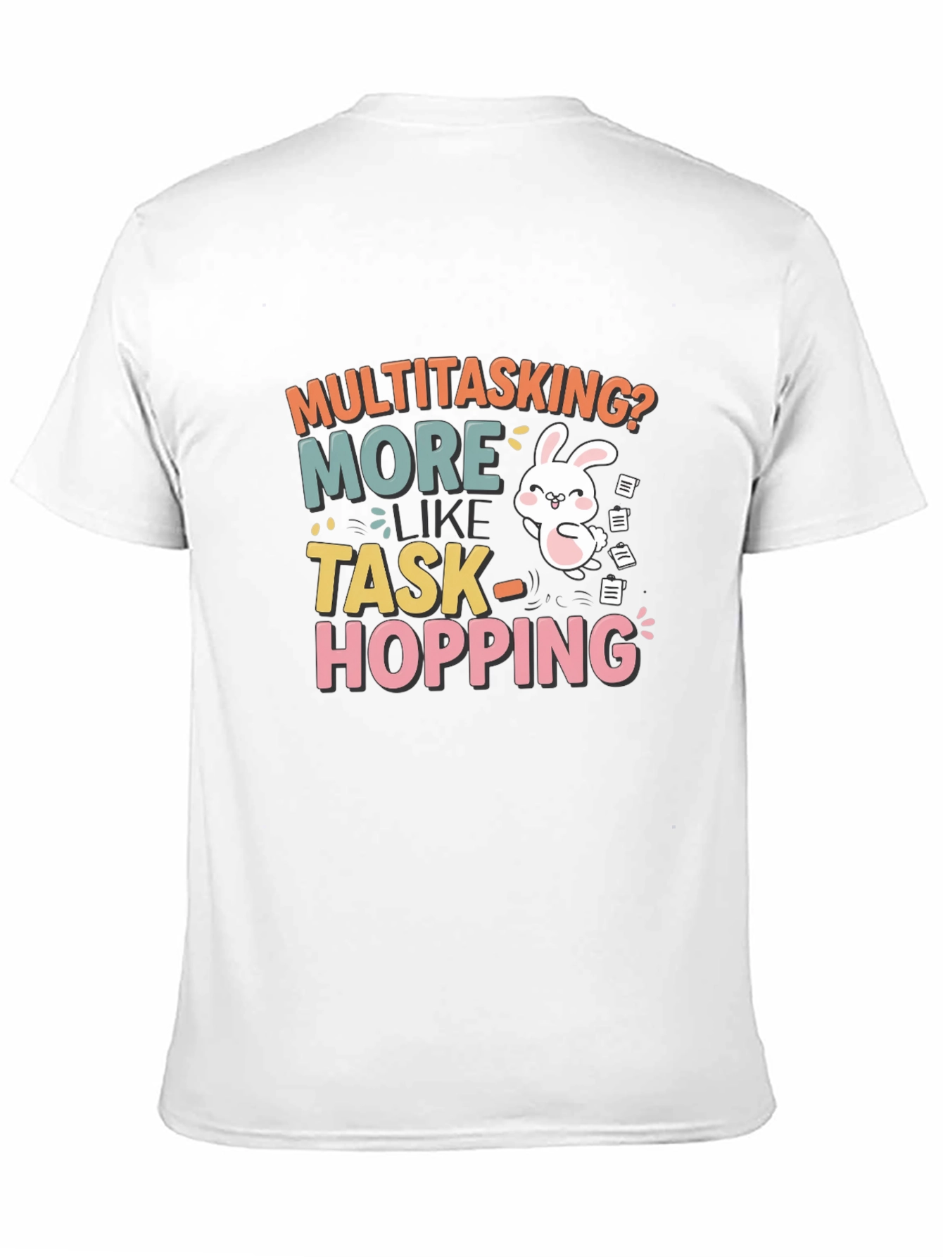Funny Multitasking Bunny T-Shirt