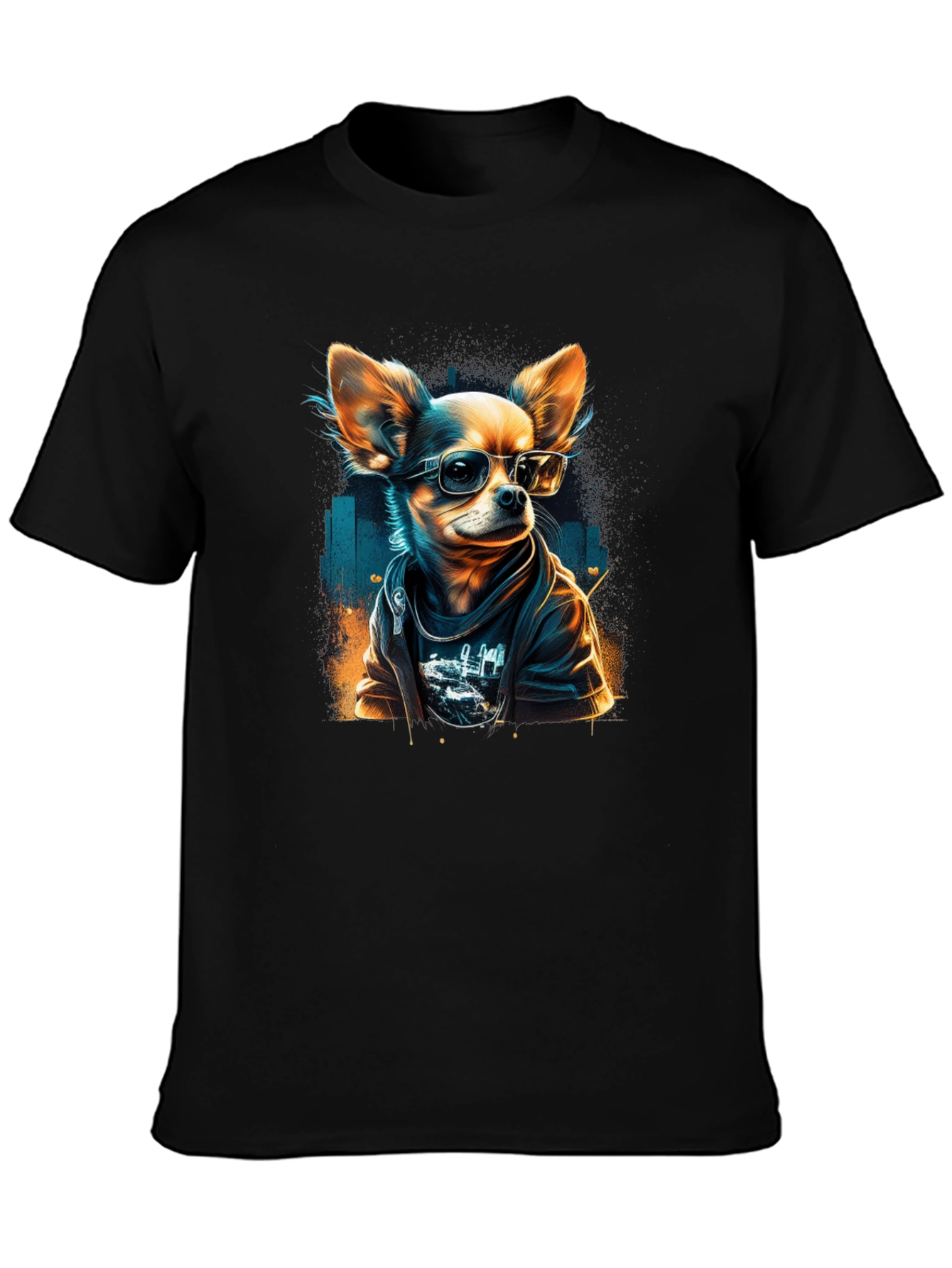 Cool Chihuahua Graphic T-Shirt