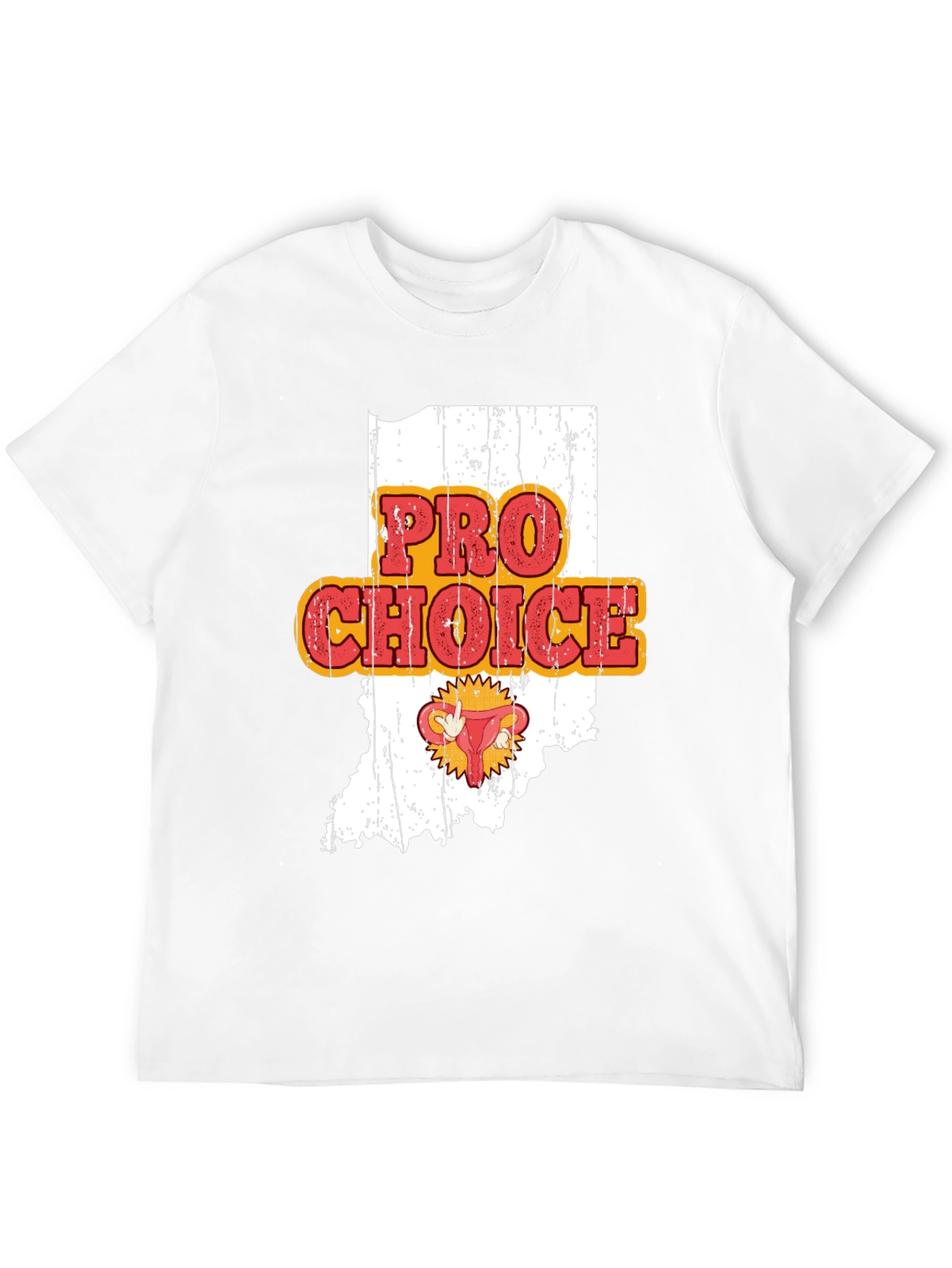 Pro Choice Indiana Womens Rights Graphic Tee