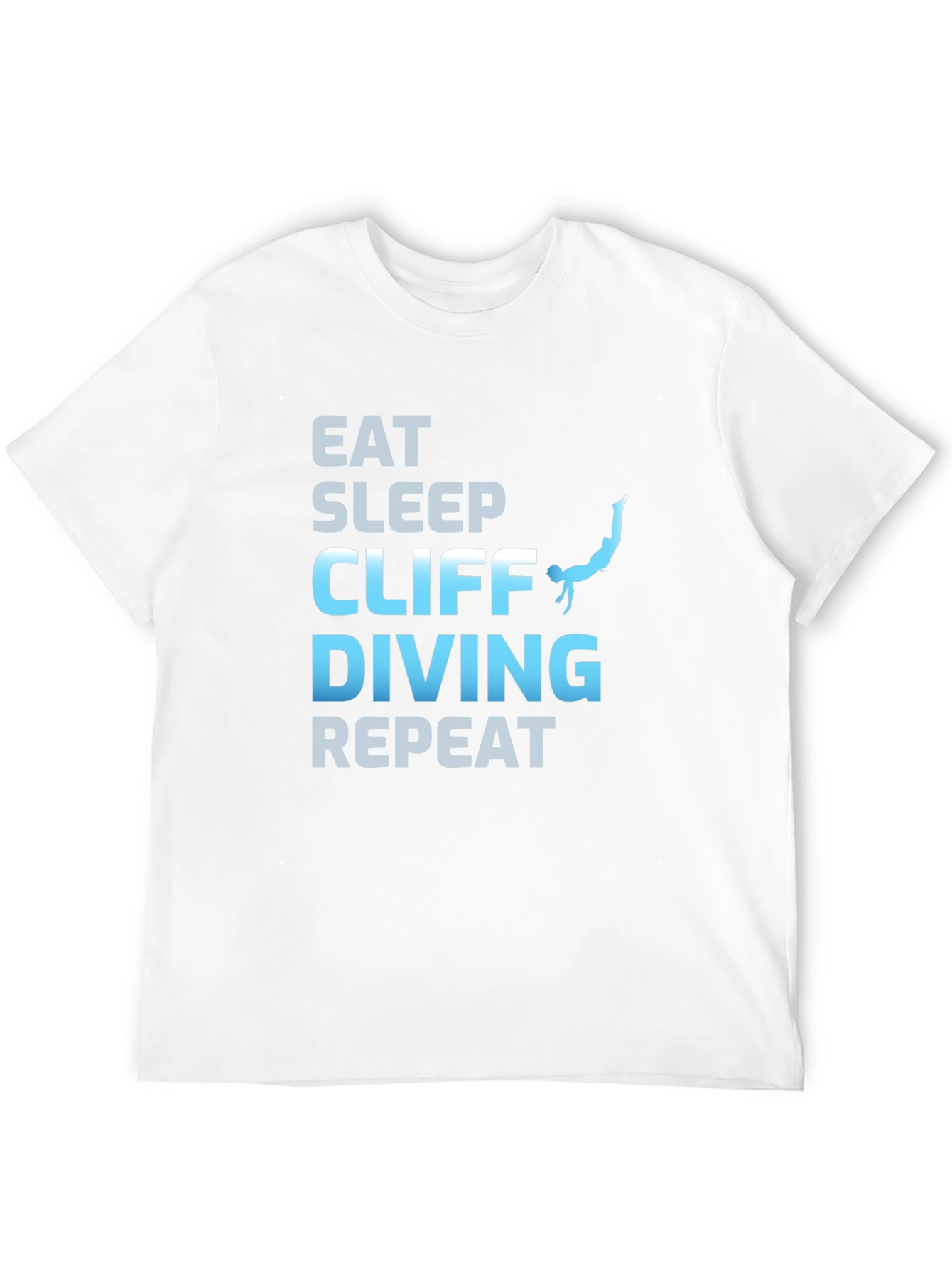 Eat Sleep Cliff Diving Repeat T-Shirt