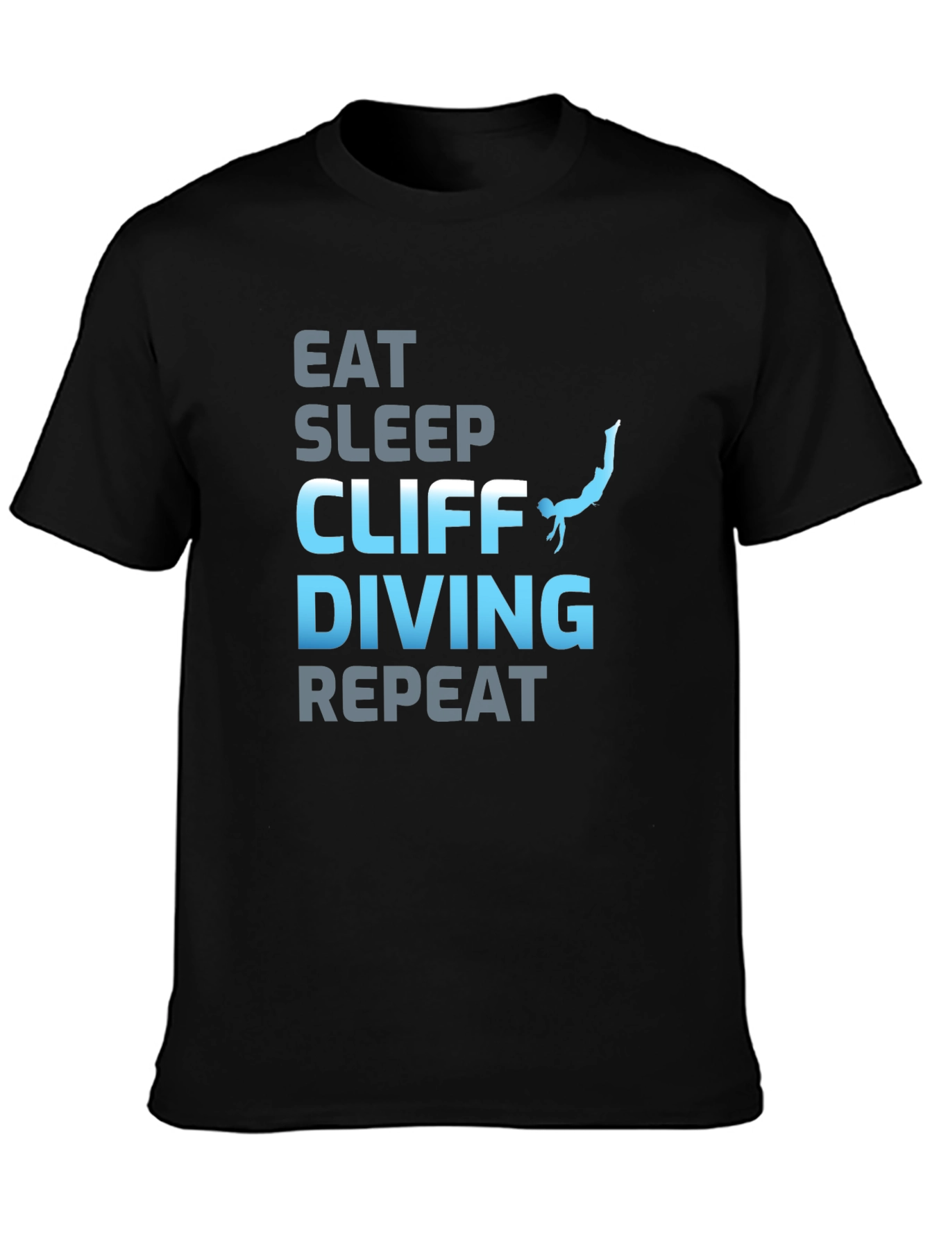 Eat Sleep Cliff Diving Repeat T-Shirt