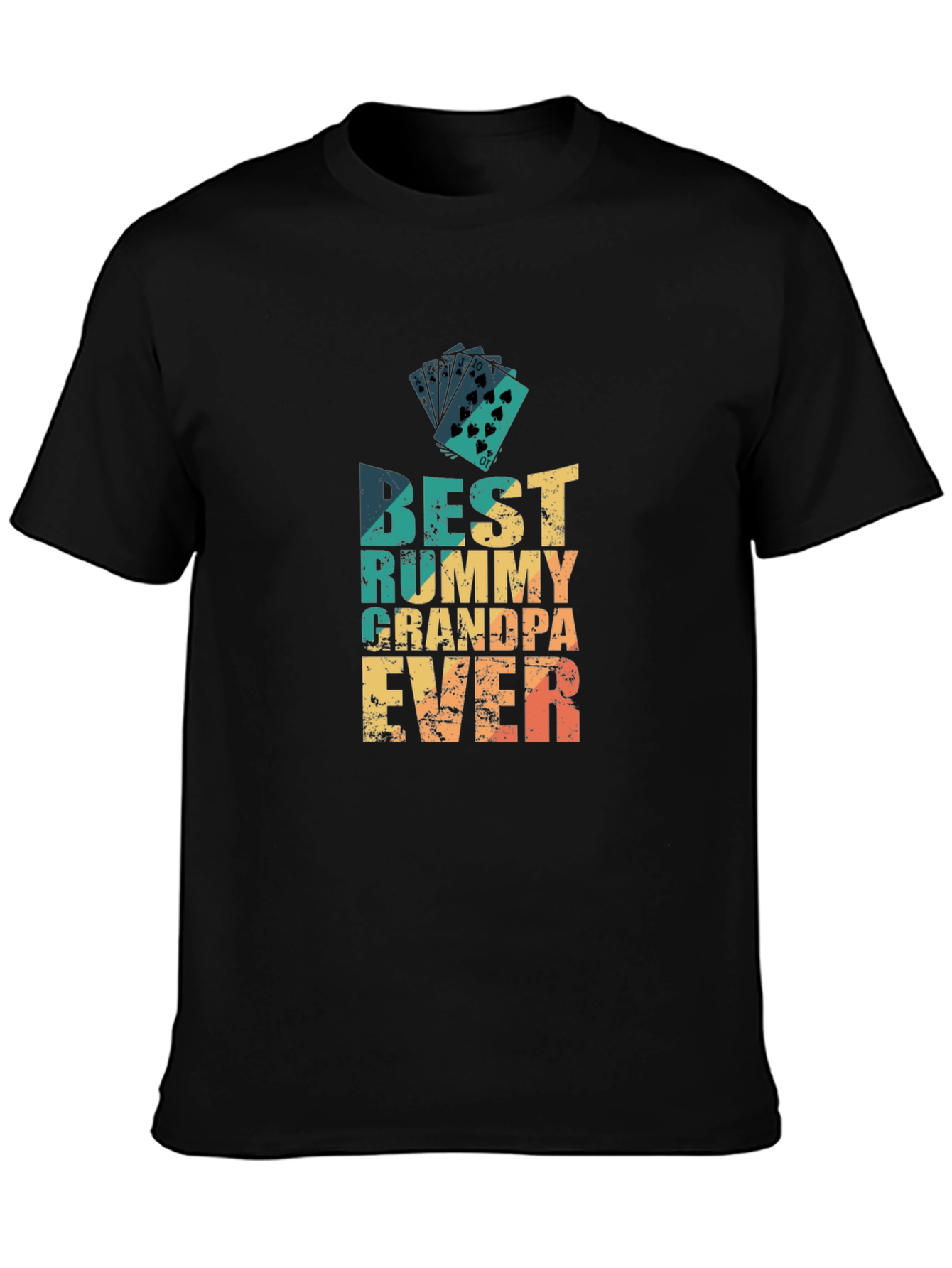 Best Rummy Grandpa Ever Graphic Tee