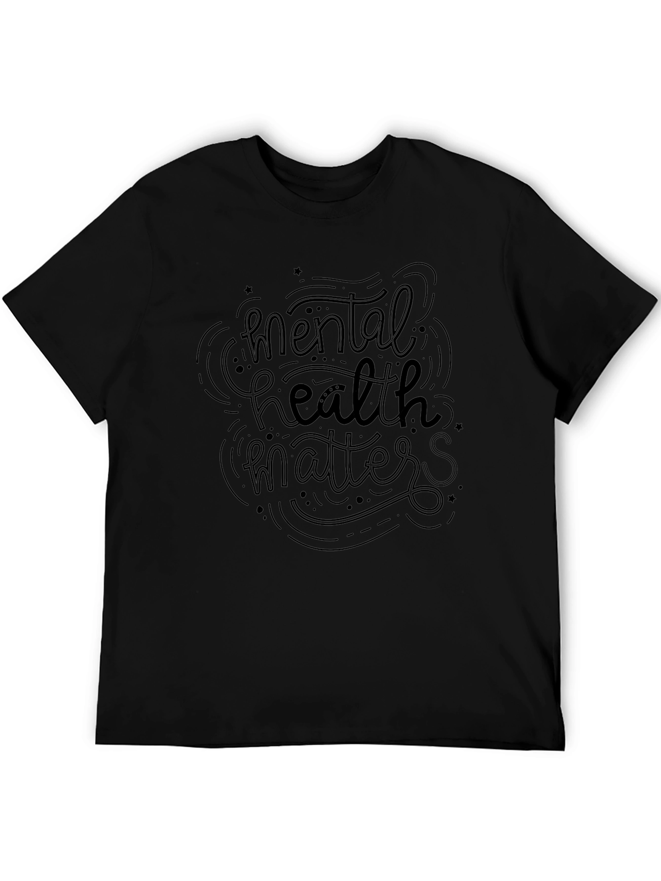 Mental Health Matters Graphic Tee - Black
