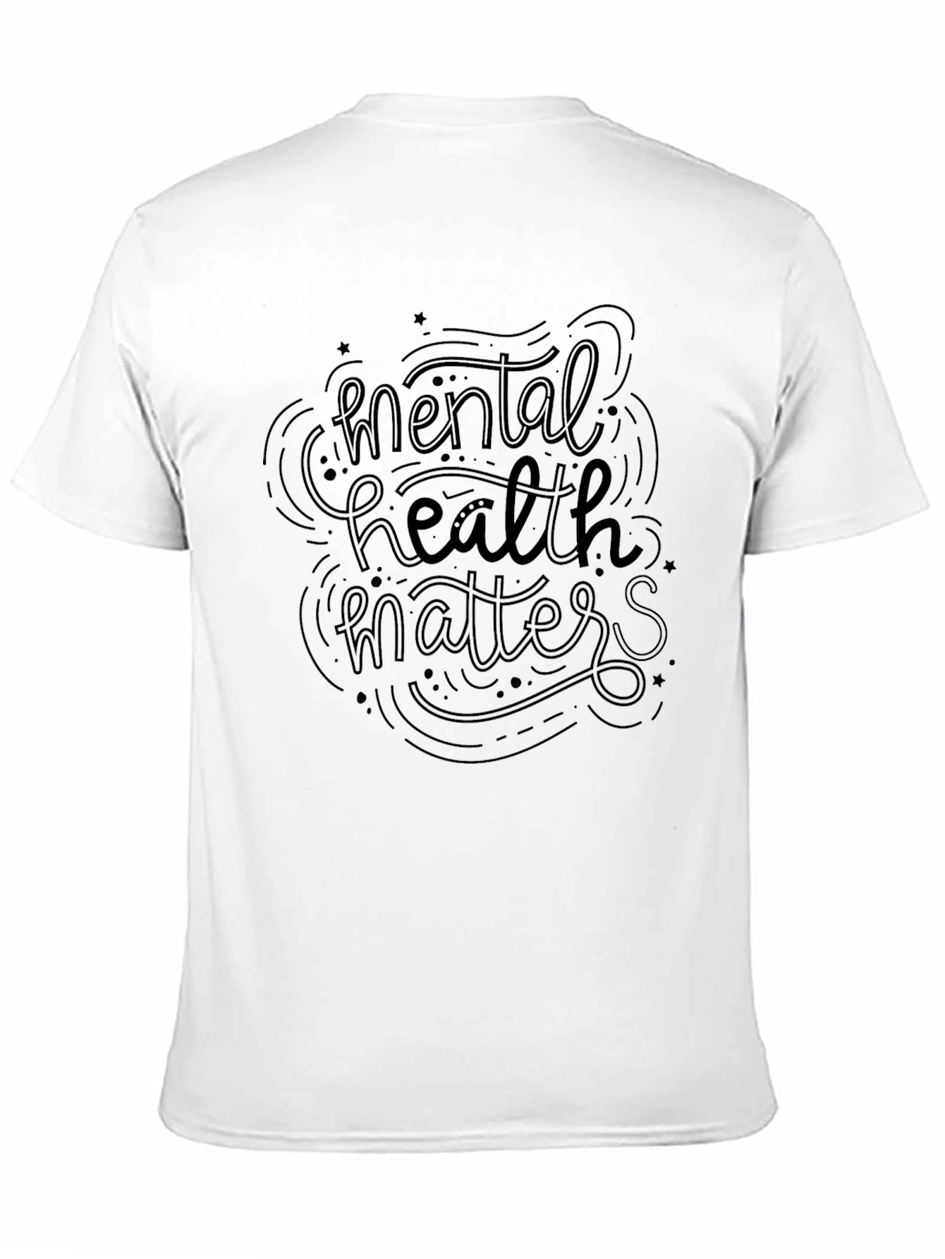 Mental Health Matters Graphic Tee - Black