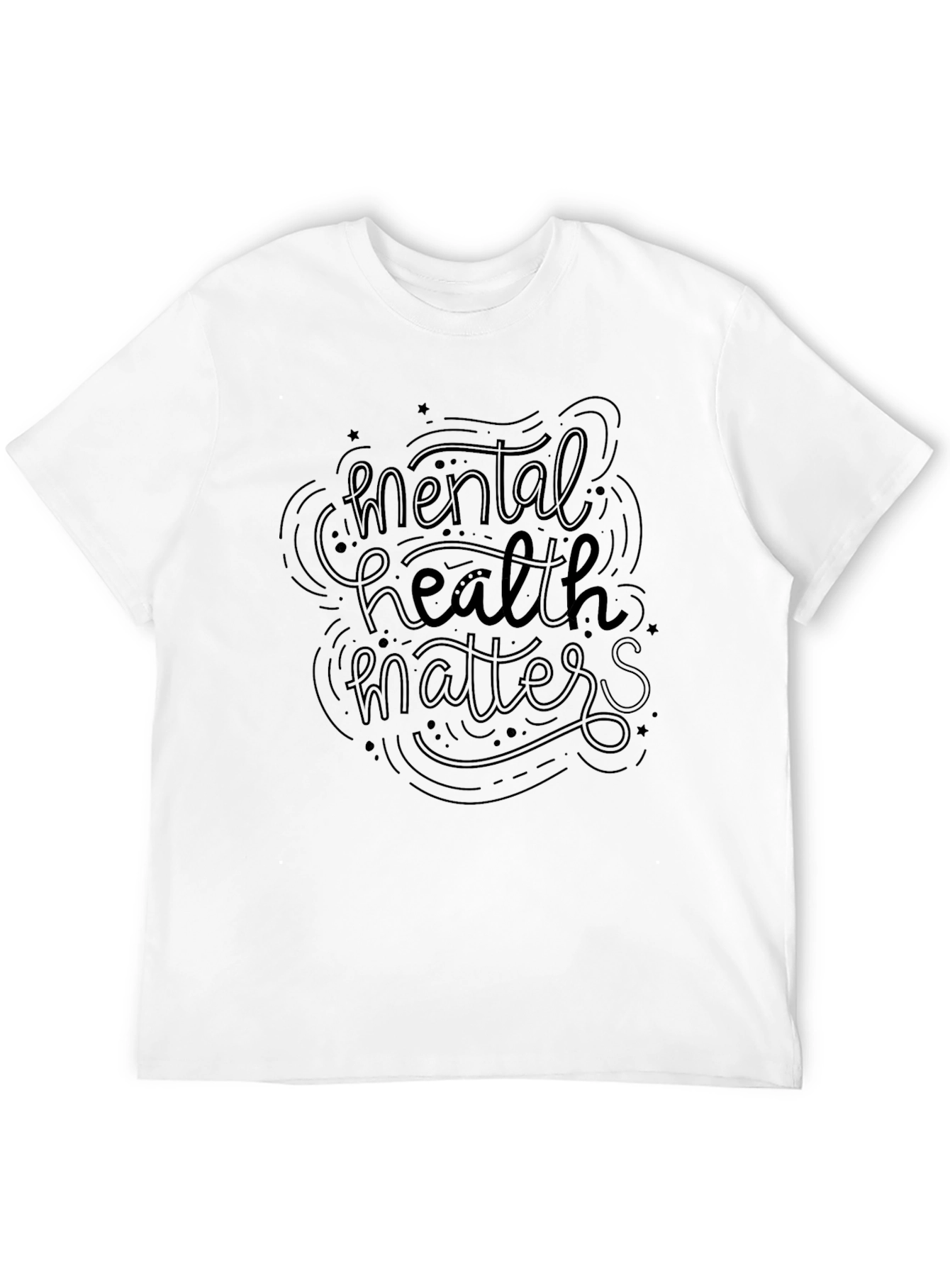 Mental Health Matters Graphic Tee - Black