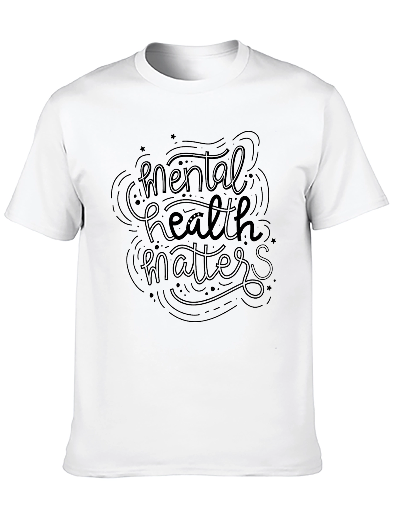 Mental Health Matters Graphic Tee - Black