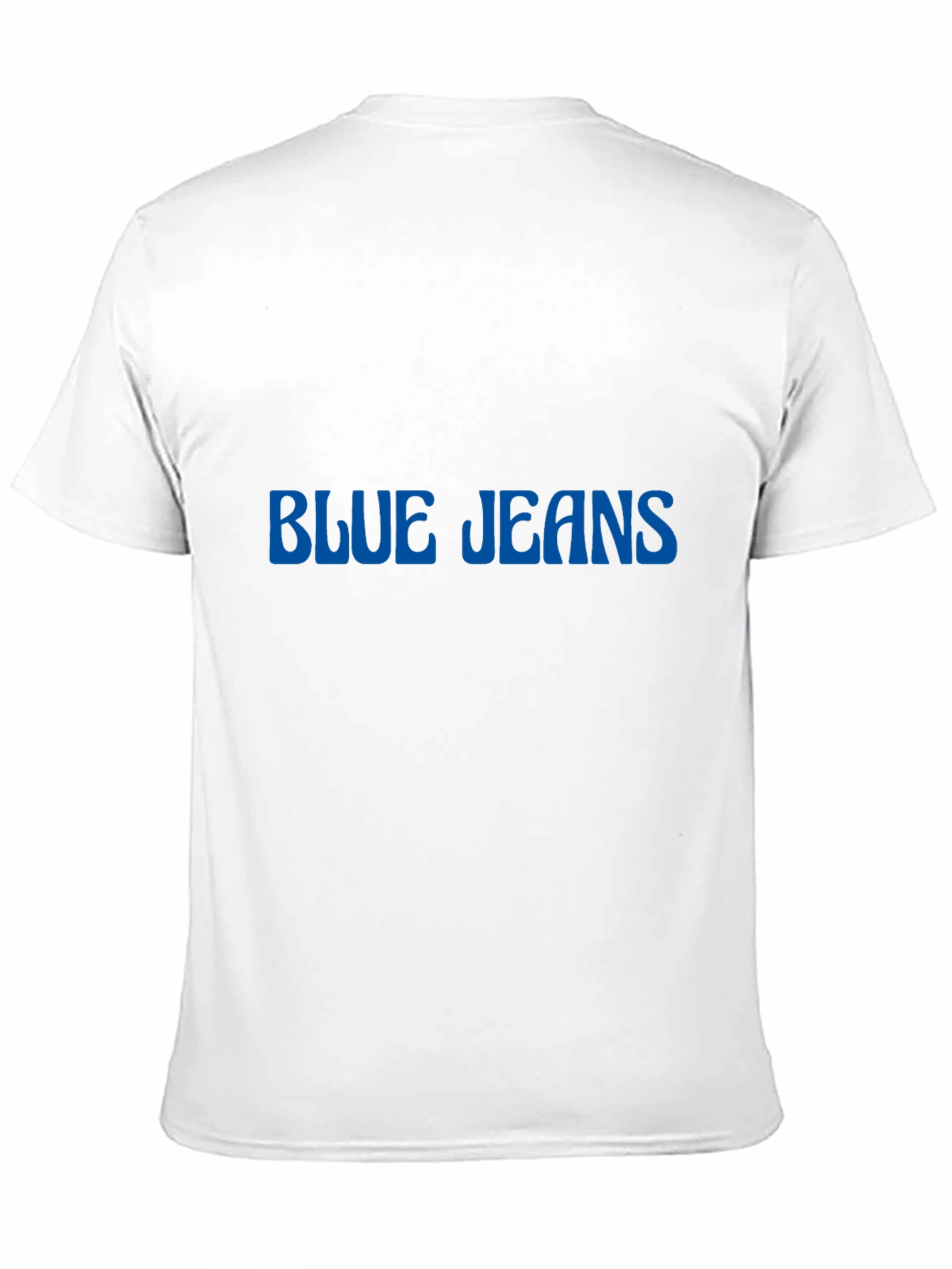Blue Jeans Graphic Tee - Black Cotton Casual Shirt