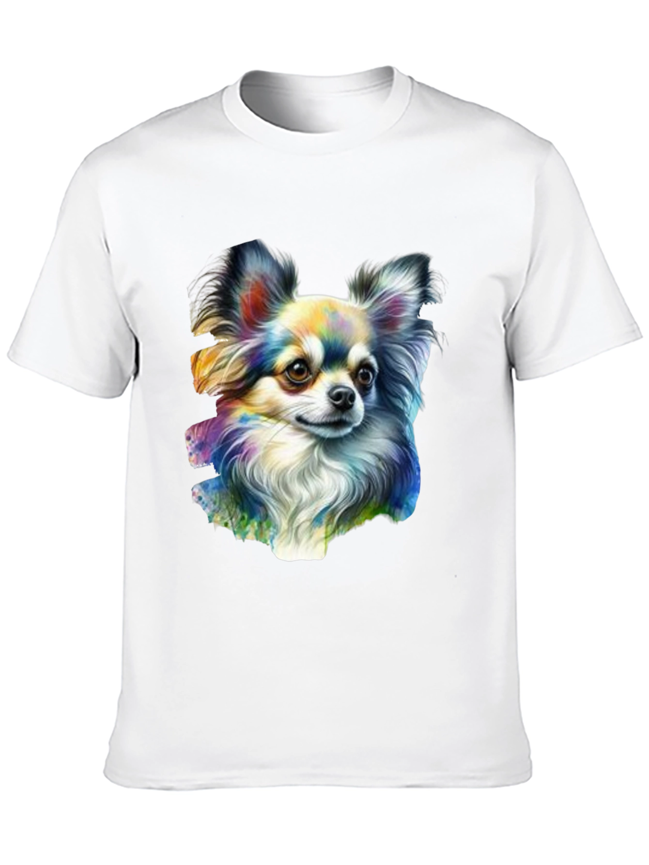 Chihuahua Dog Graphic Black T-Shirt
