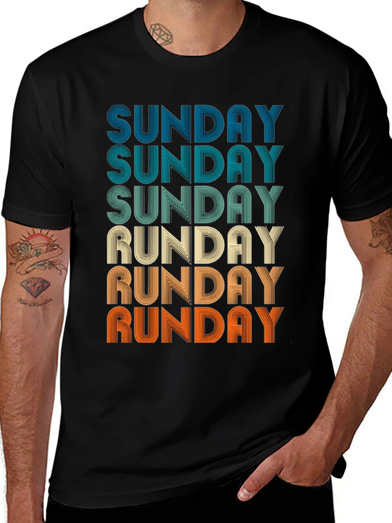 Retro Sunday Runday T-Shirt