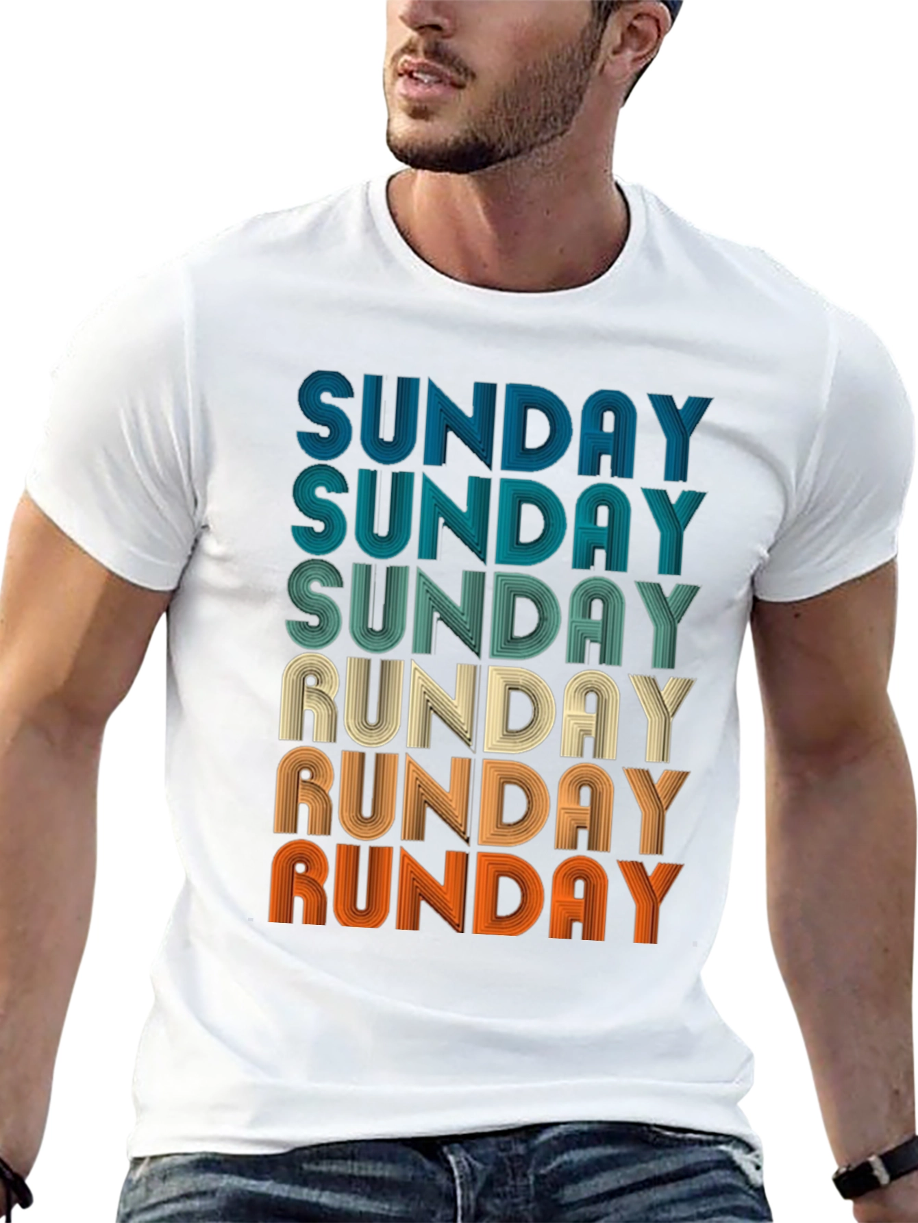 Retro Sunday Runday T-Shirt