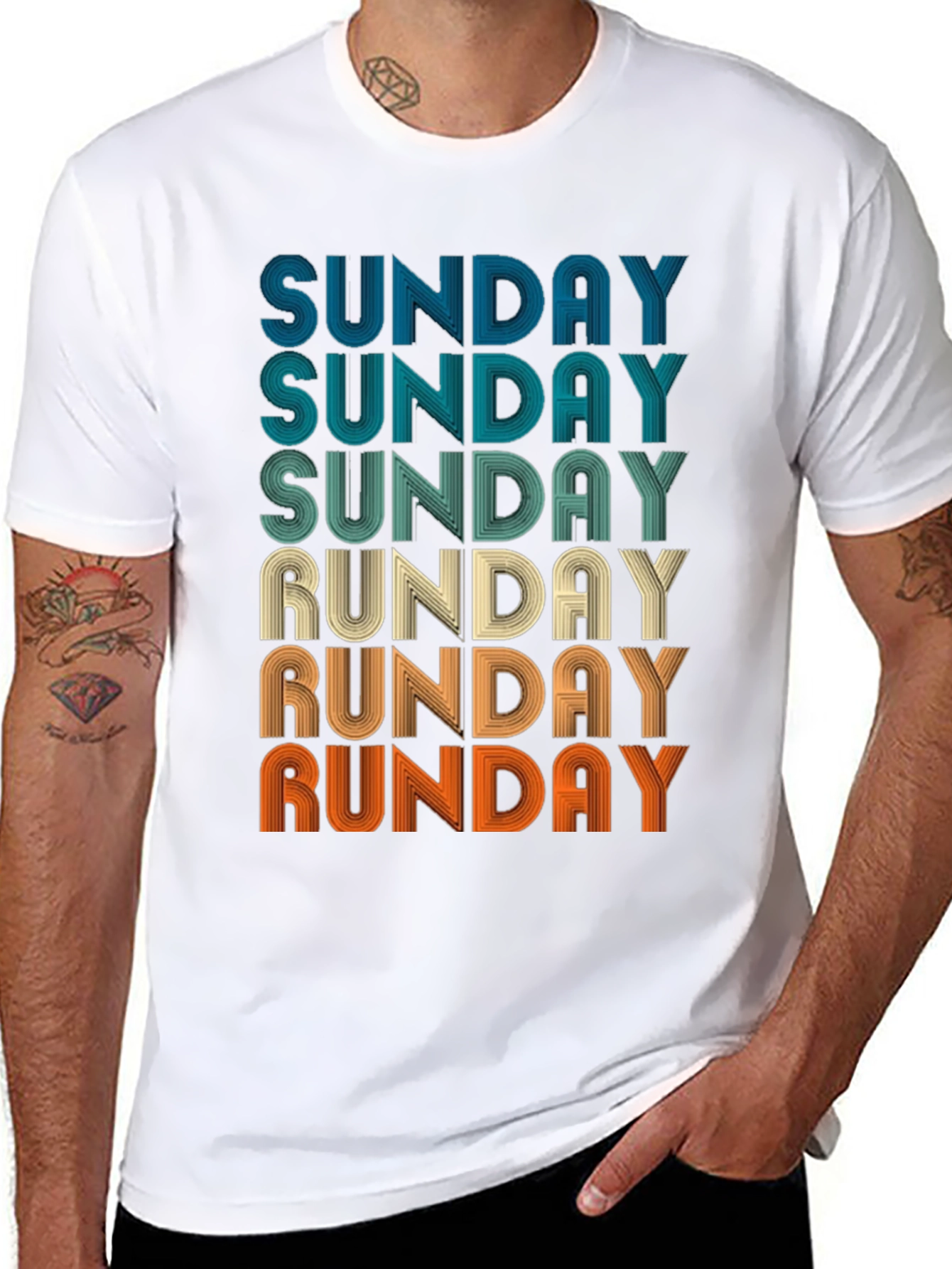 Retro Sunday Runday T-Shirt