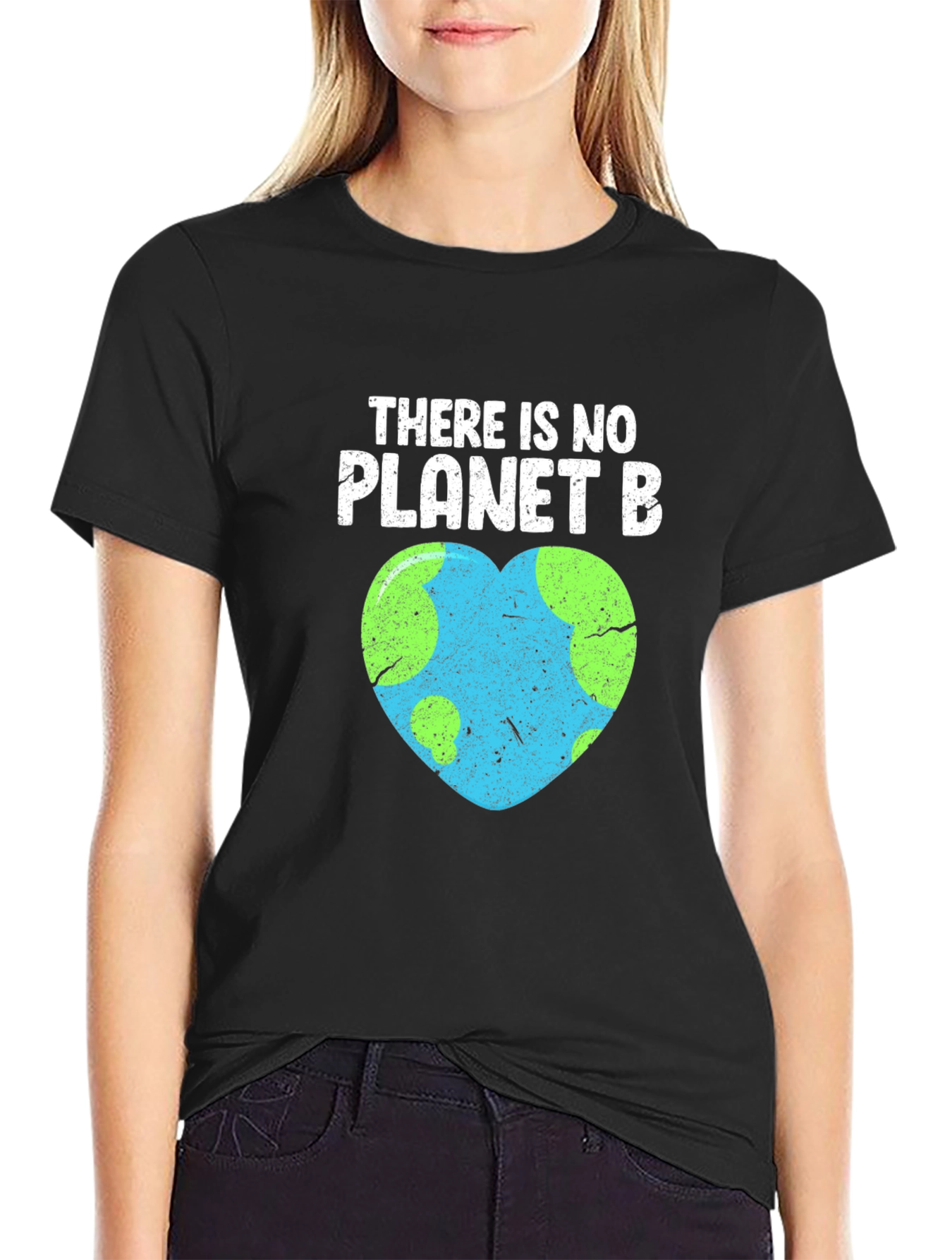 Planet B Earth Heart Graphic Tee