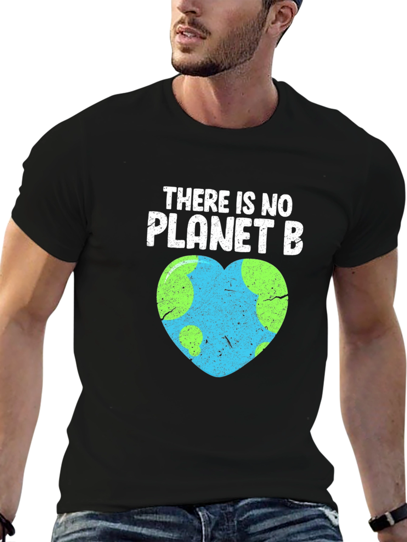 Planet B Earth Heart Graphic Tee