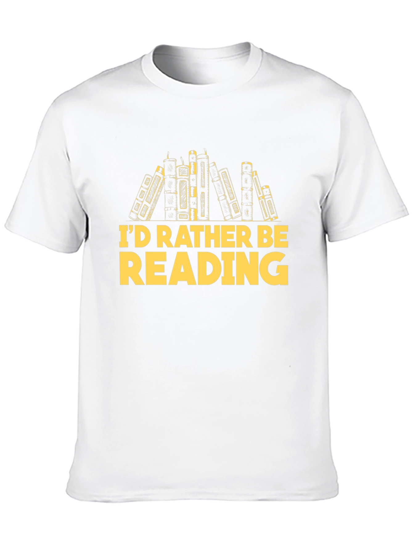 Id Rather Be Reading T-Shirt Bookworm Gift