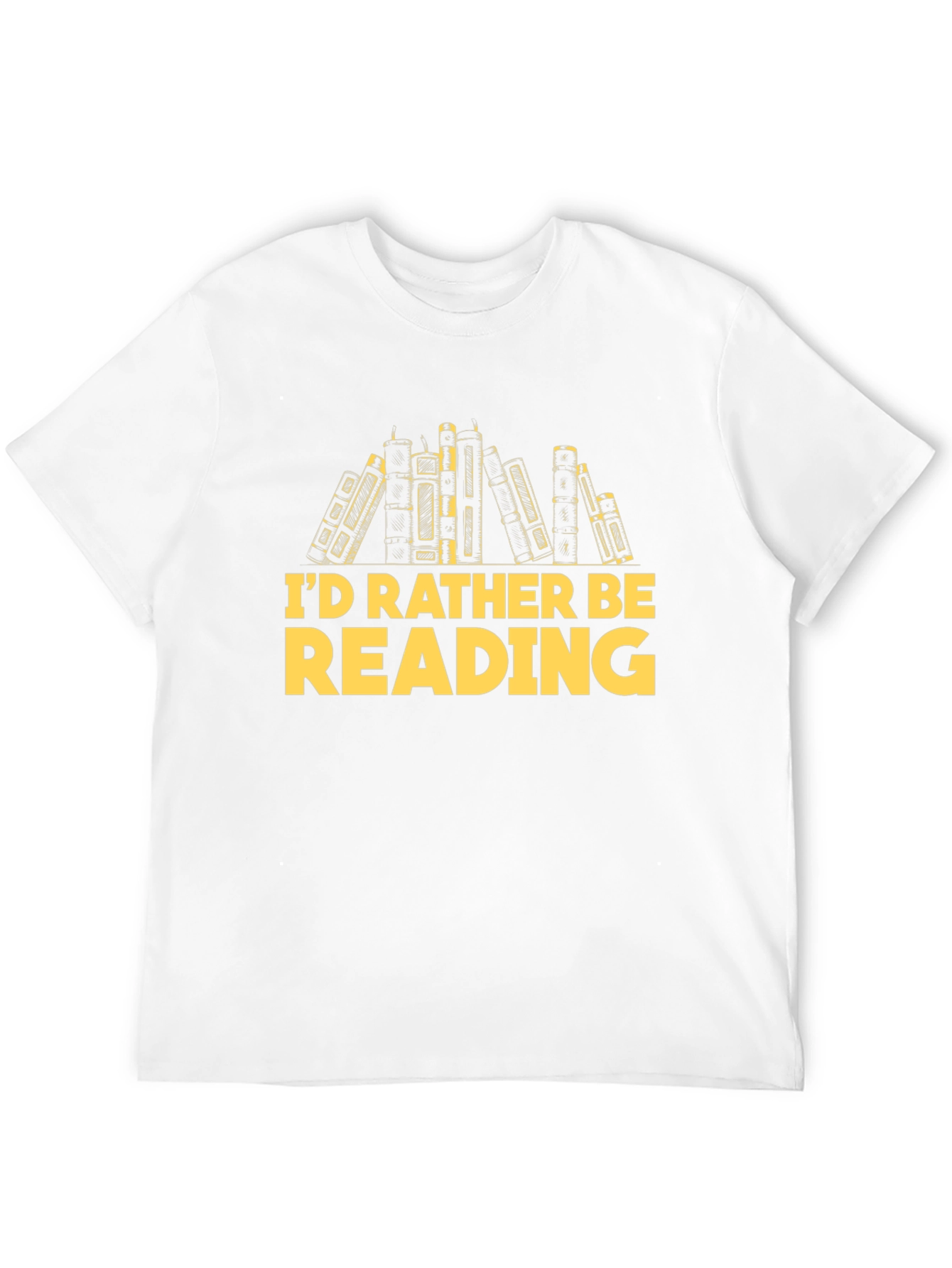 Id Rather Be Reading T-Shirt Bookworm Gift