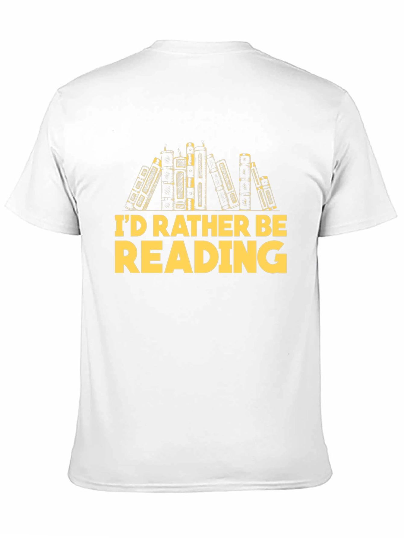 Id Rather Be Reading T-Shirt Bookworm Gift