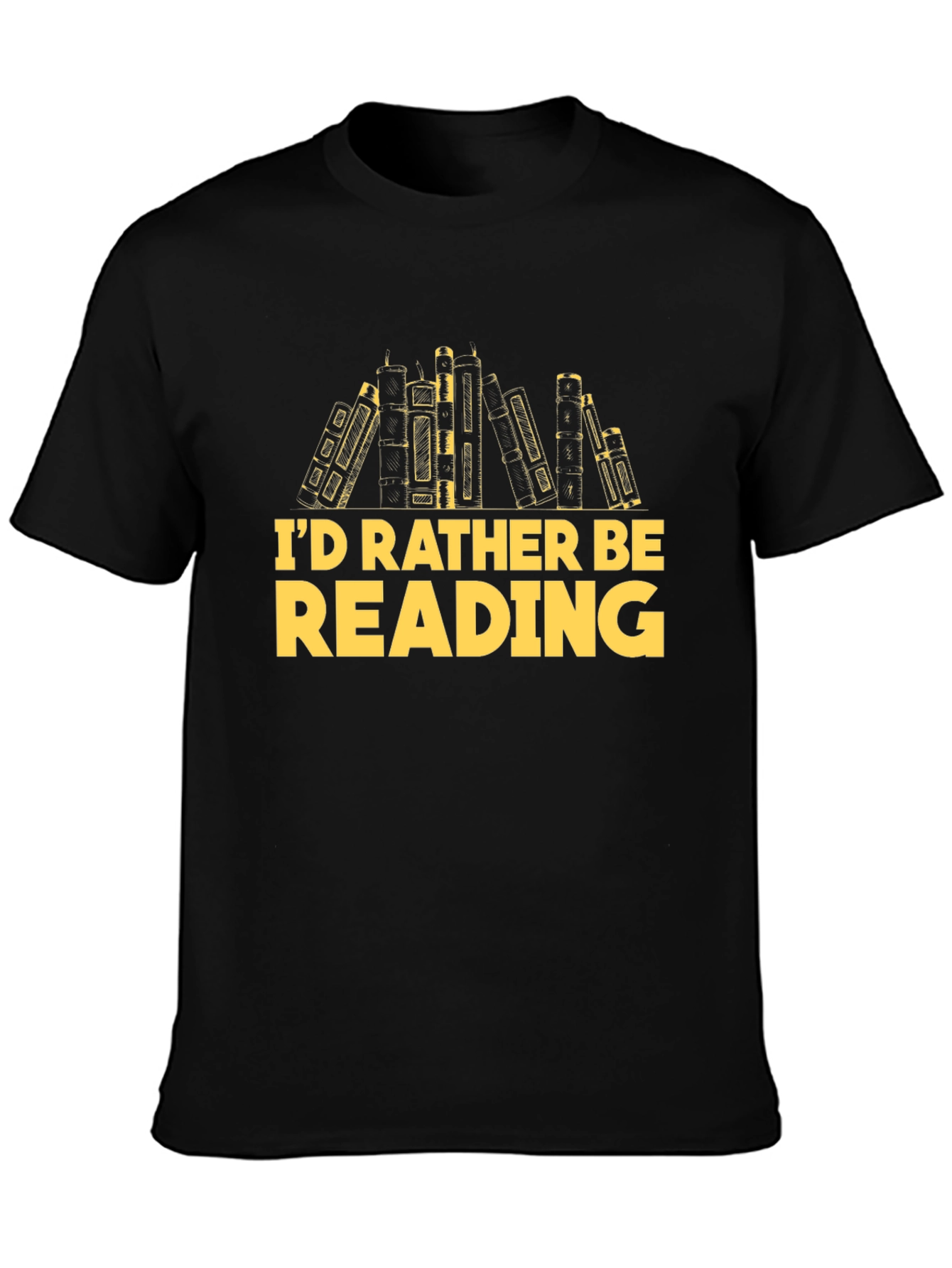 Id Rather Be Reading T-Shirt Bookworm Gift