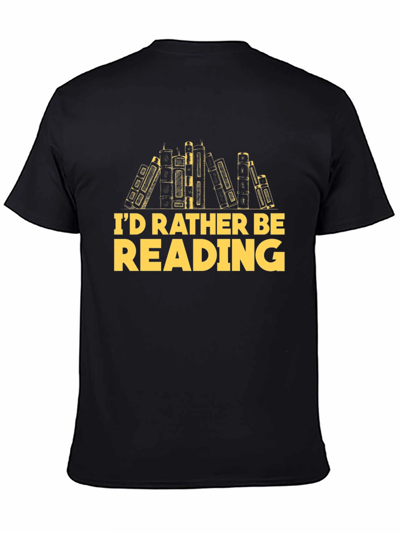 Id Rather Be Reading T-Shirt Bookworm Gift