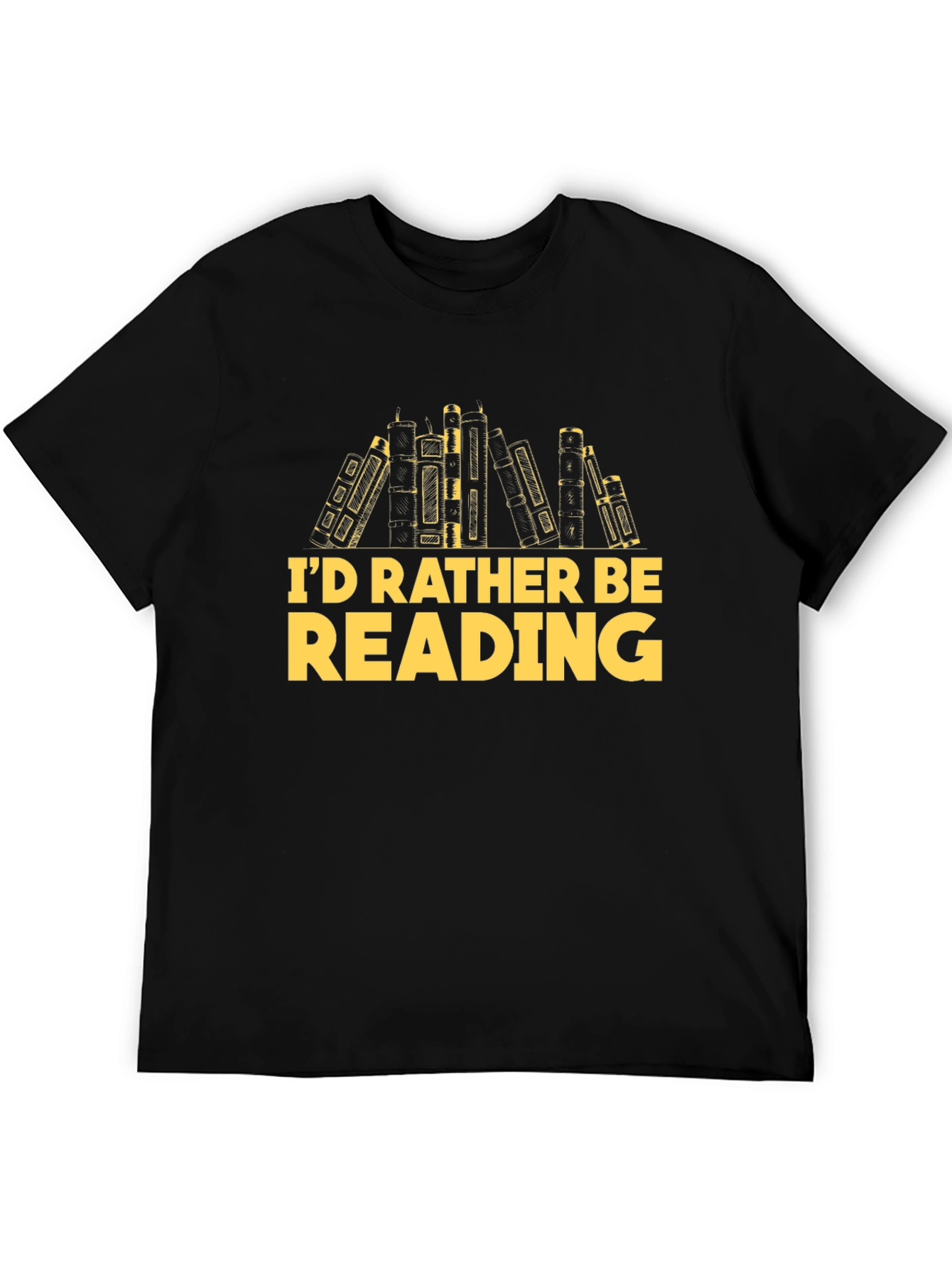 Id Rather Be Reading T-Shirt Bookworm Gift