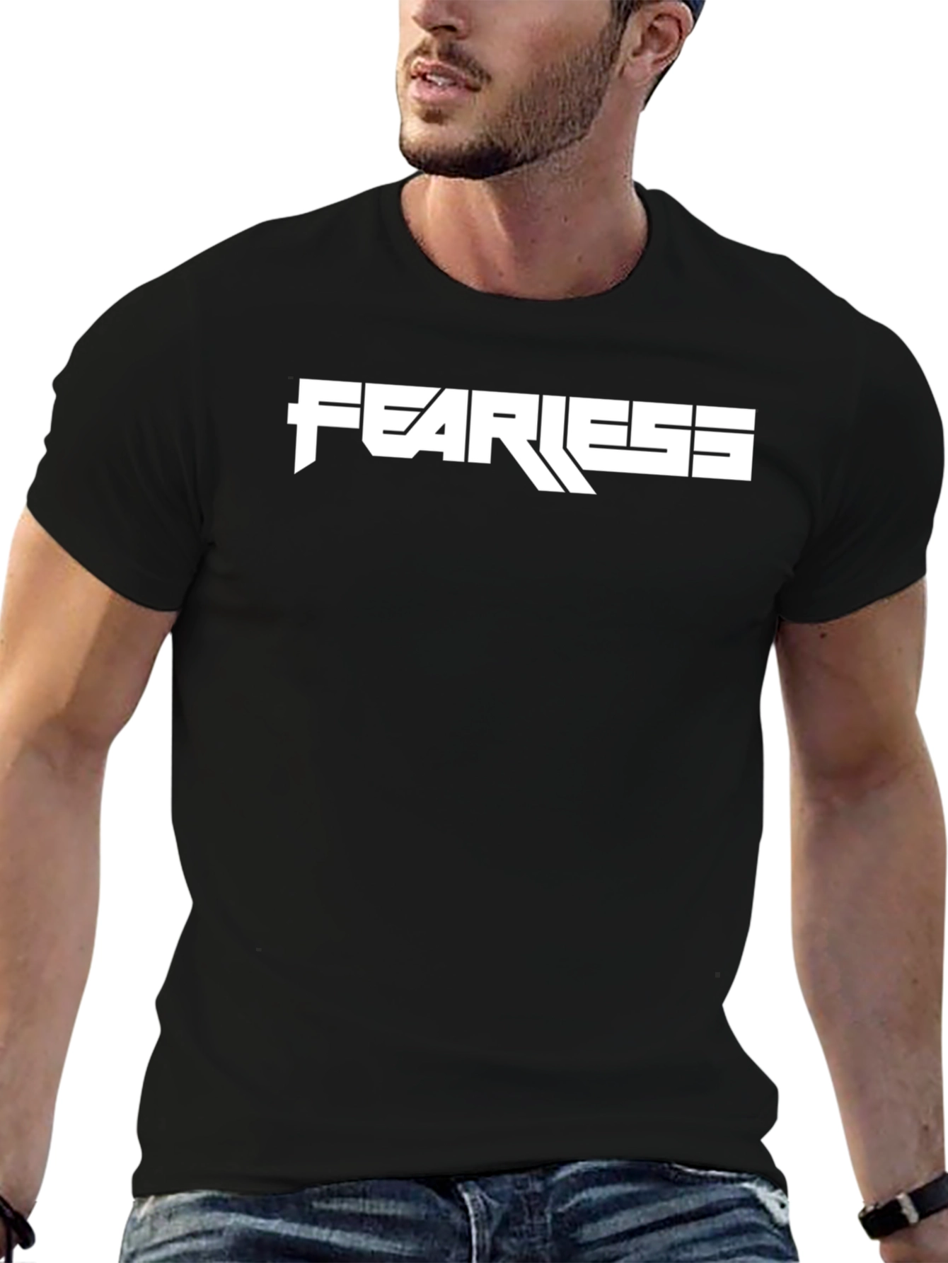 Fearless Graphic Black T-Shirt
