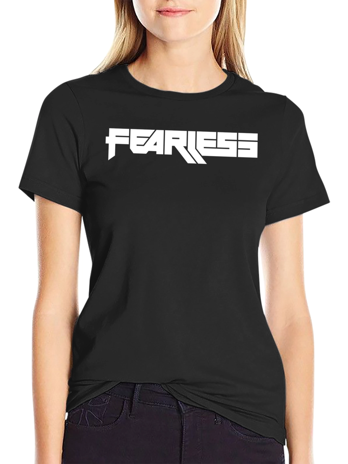 Fearless Graphic Black T-Shirt