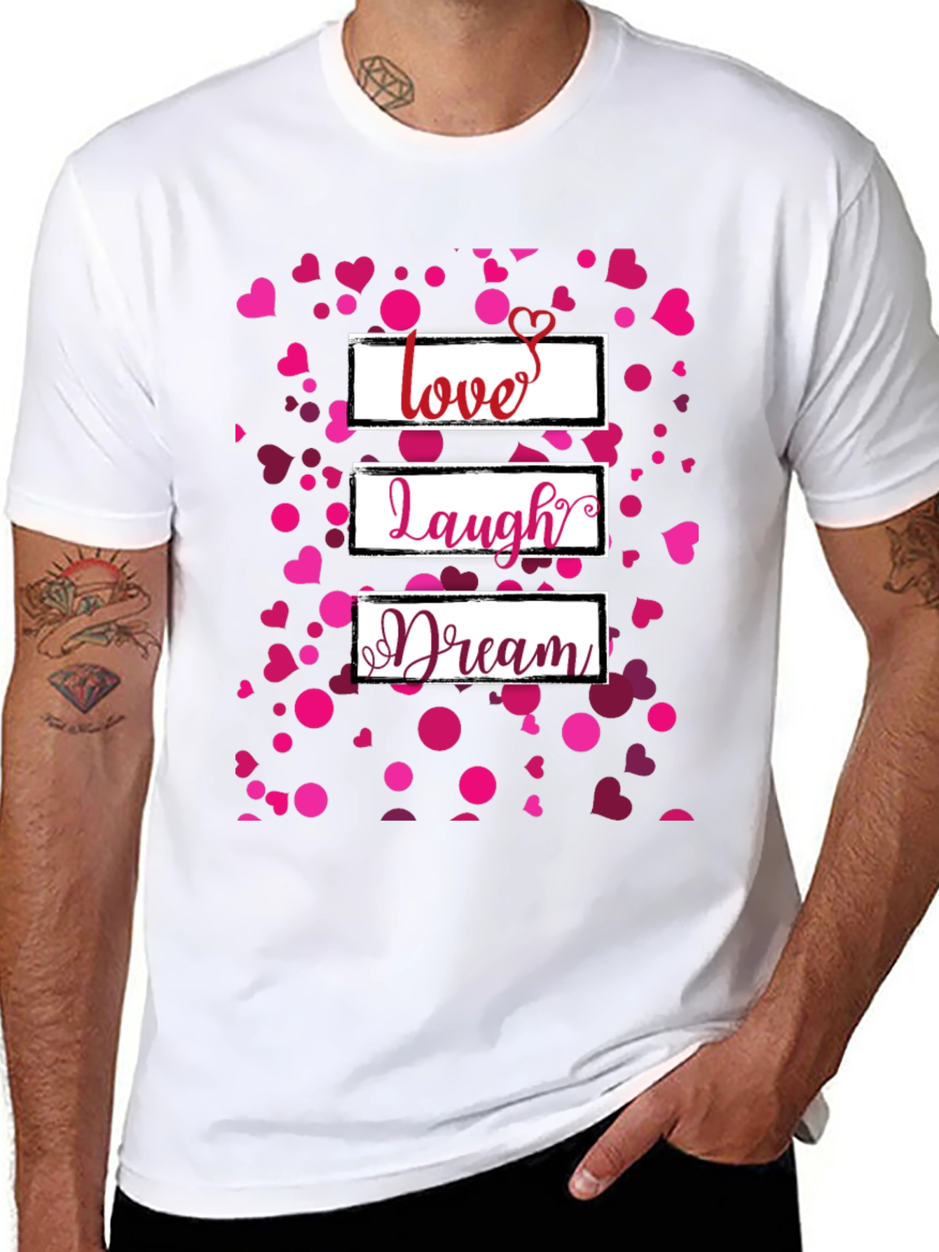Love Laugh Dream Heart T-Shirt