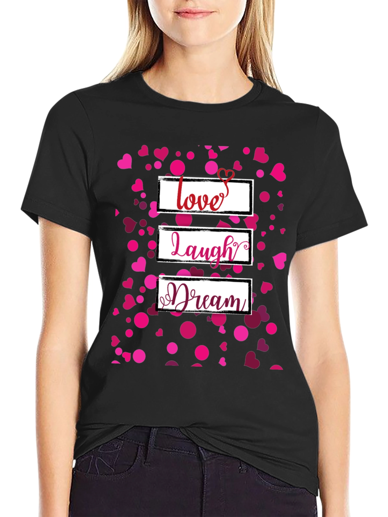 Love Laugh Dream Heart T-Shirt