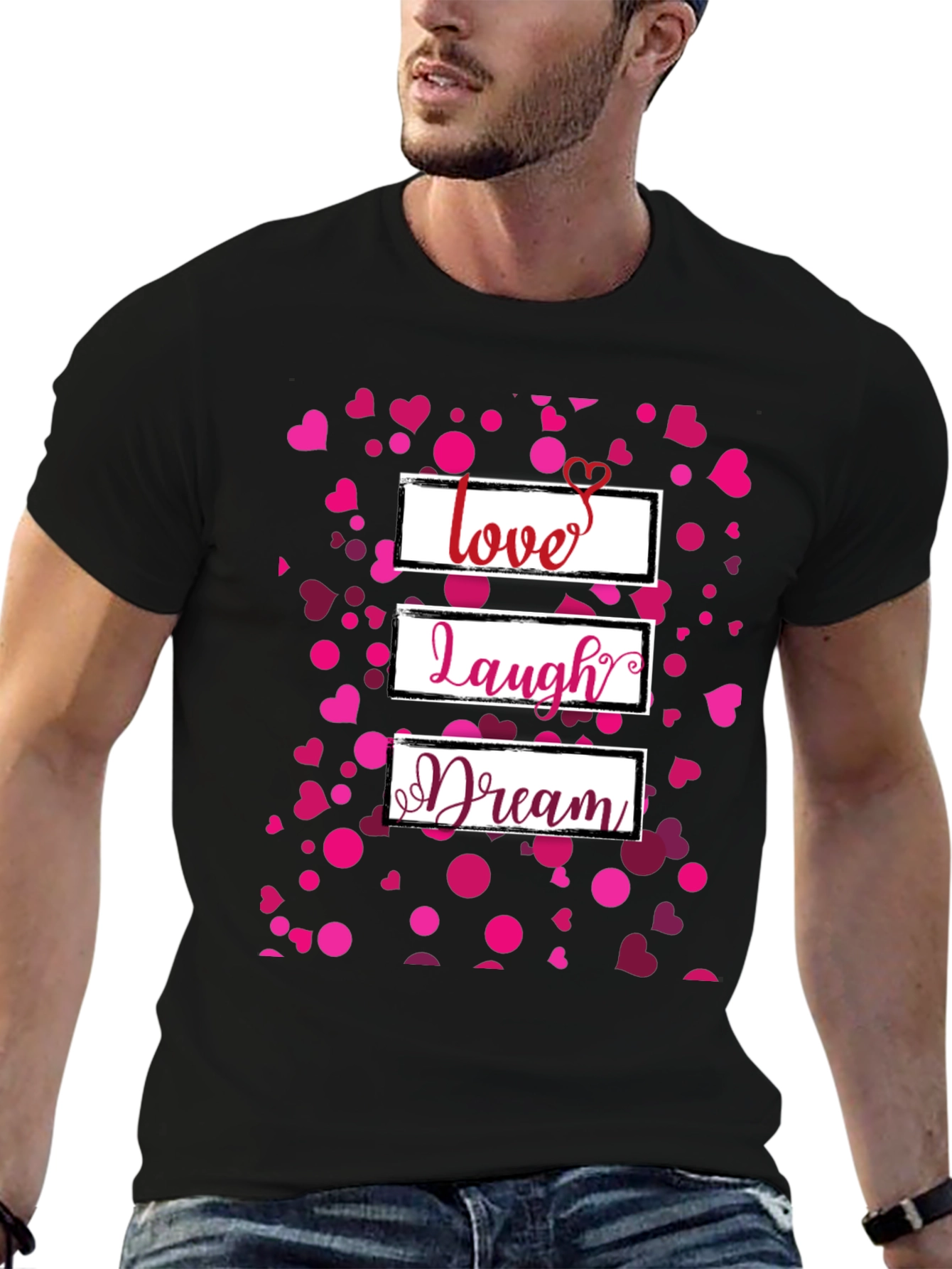 Love Laugh Dream Heart T-Shirt