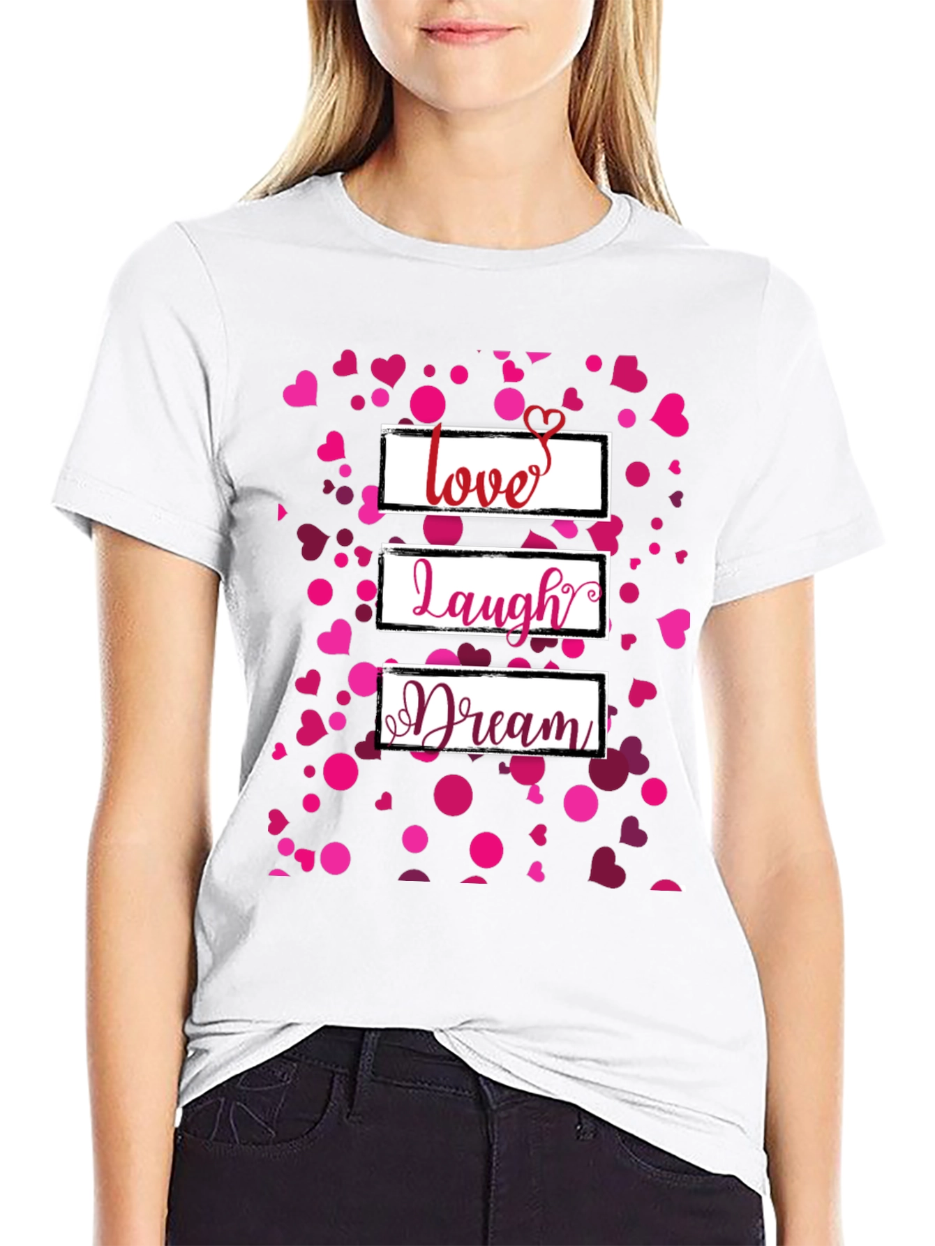 Love Laugh Dream Heart T-Shirt