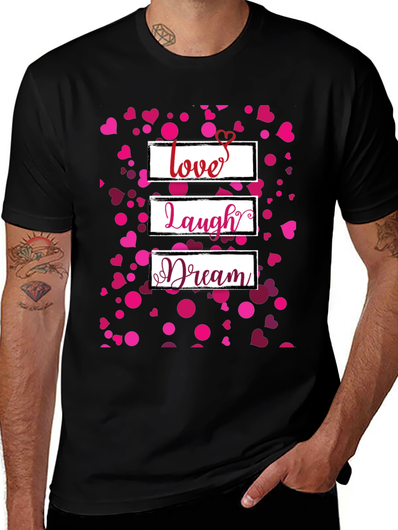 Love Laugh Dream Heart T-Shirt