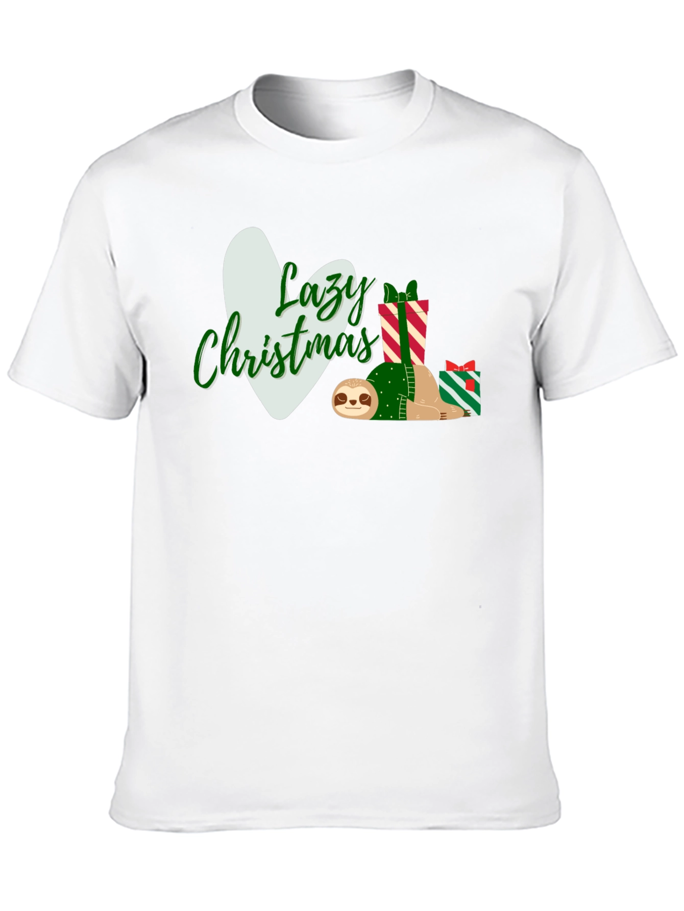 Lazy Christmas Sloth T-Shirt