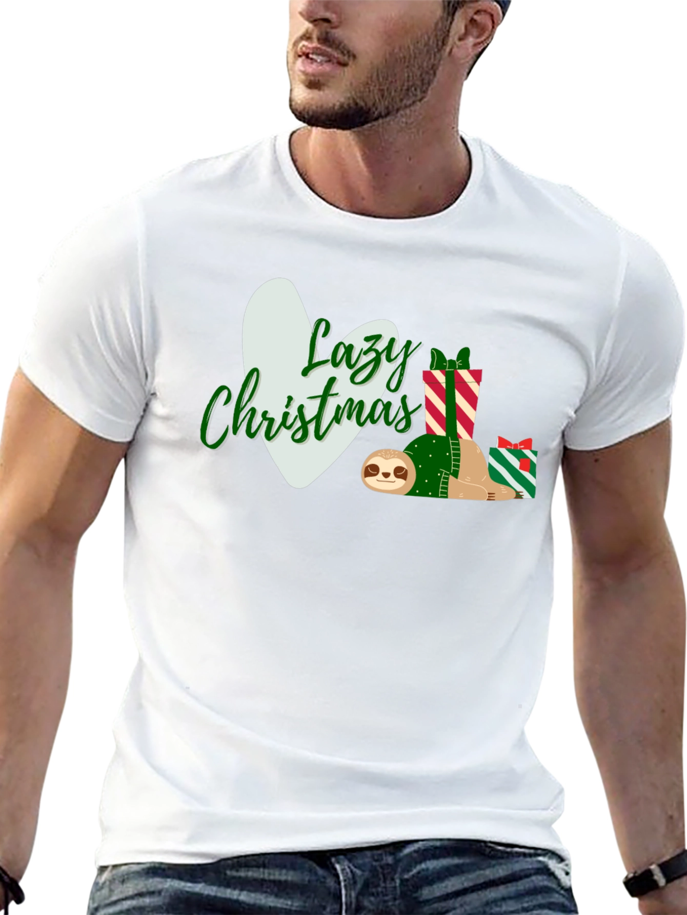 Lazy Christmas Sloth T-Shirt
