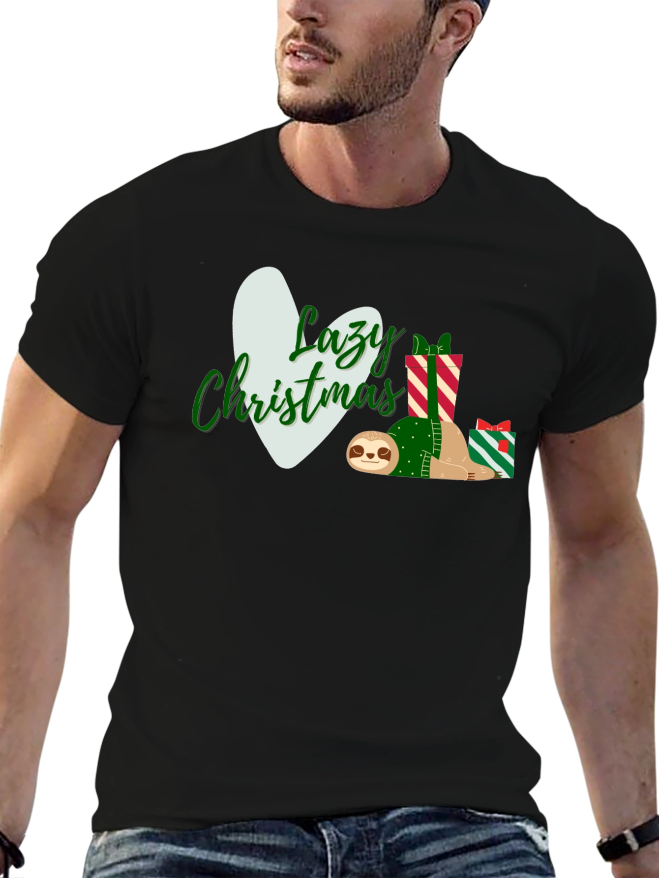 Lazy Christmas Sloth T-Shirt