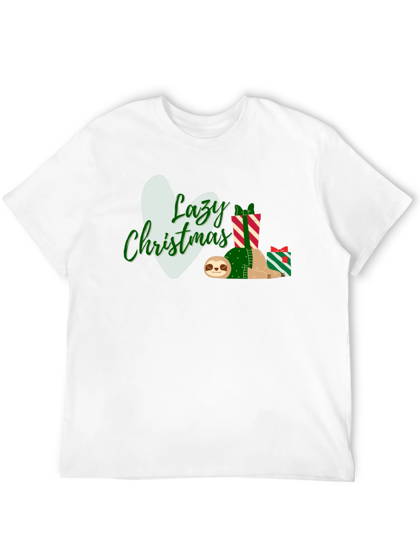 Lazy Christmas Sloth T-Shirt