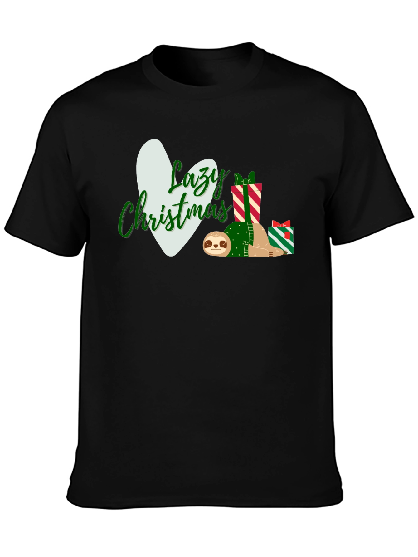 Lazy Christmas Sloth T-Shirt