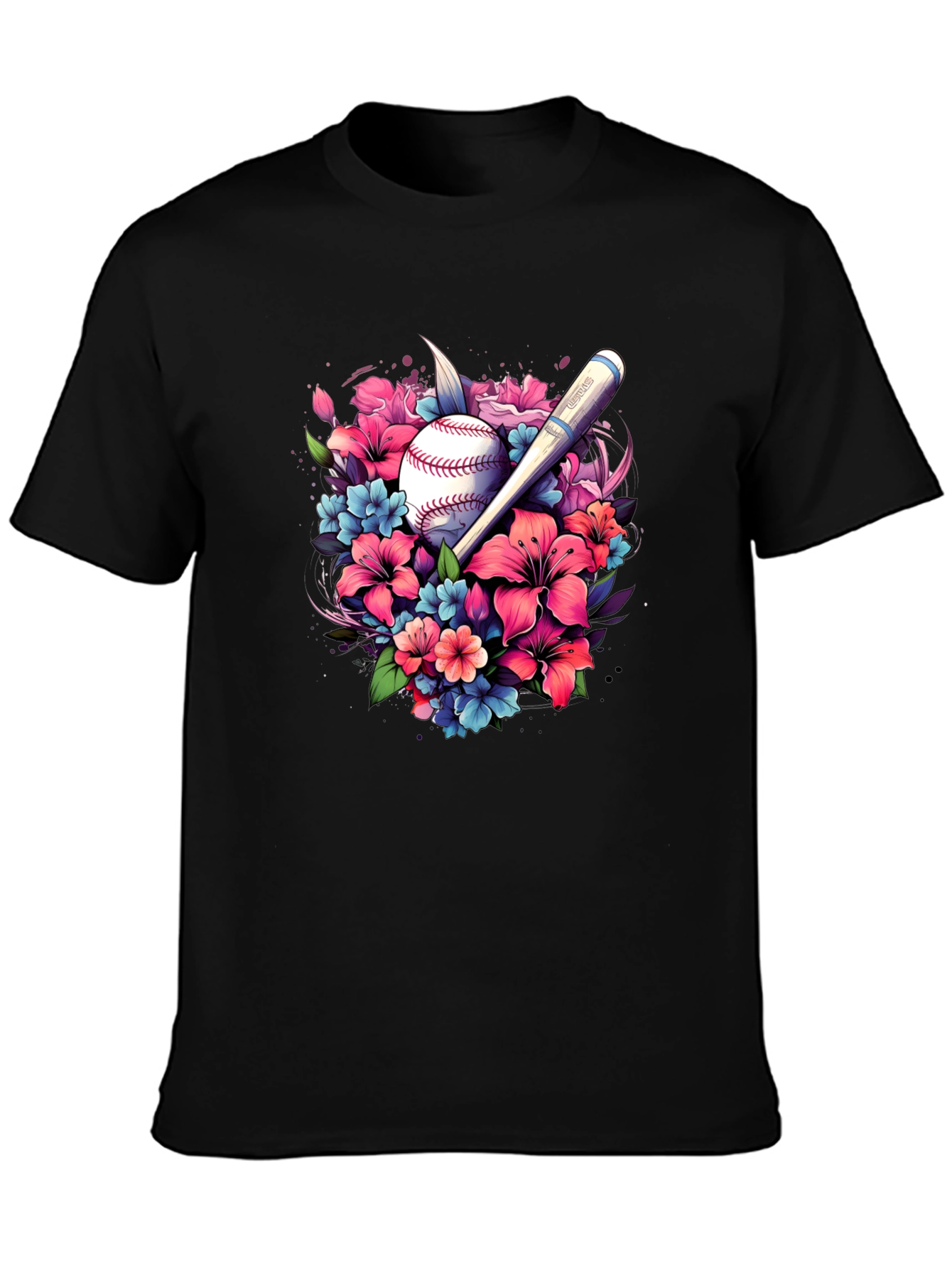 Baseball Floral Graphic Tee - Unique & Stylish!