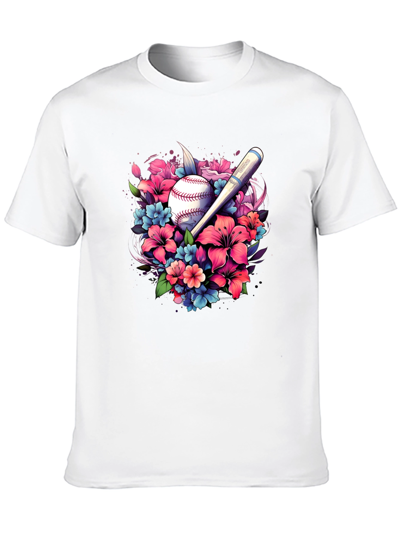 Baseball Floral Graphic Tee - Unique & Stylish!