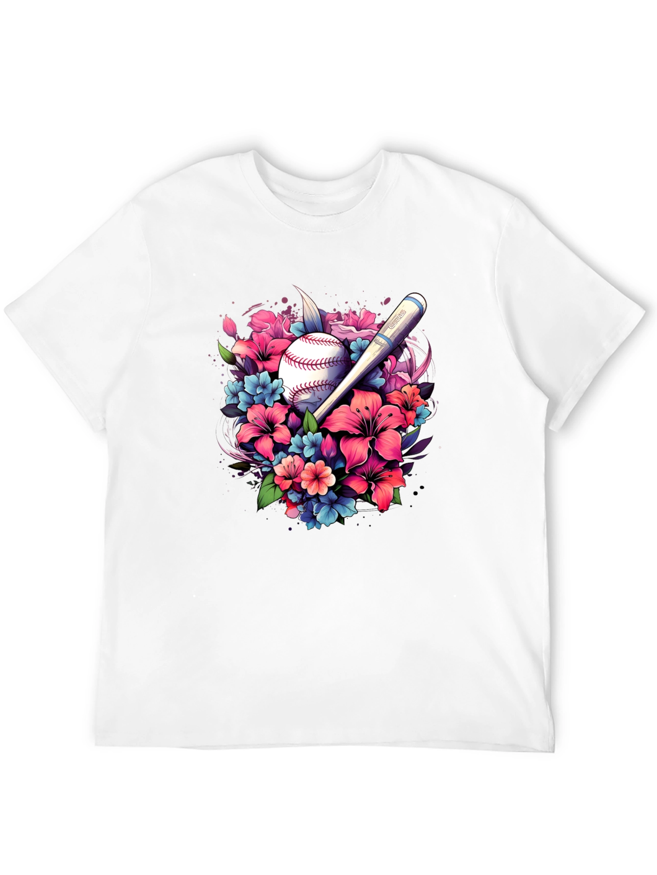 Baseball Floral Graphic Tee - Unique & Stylish!