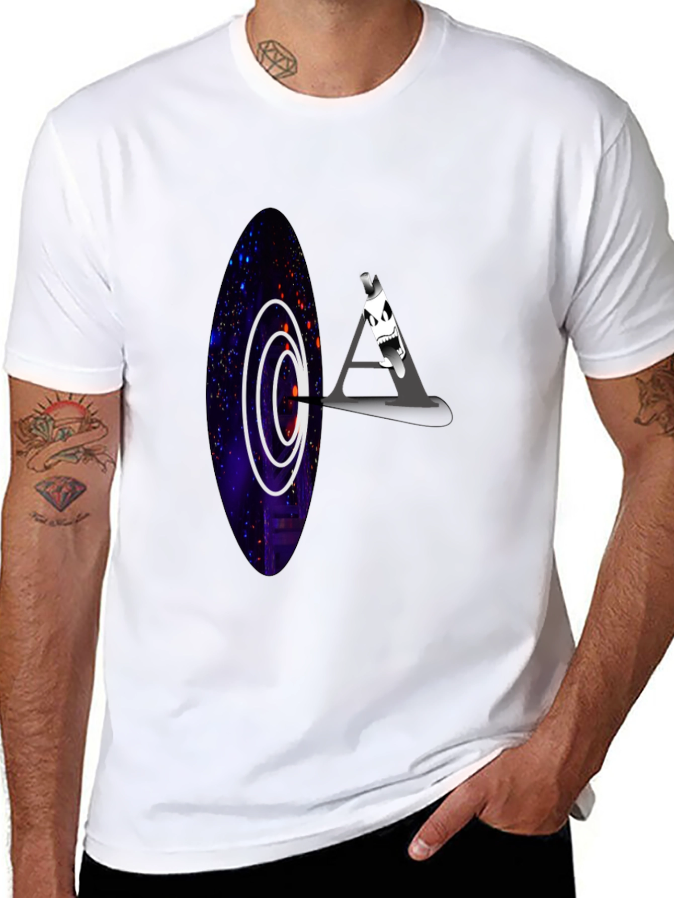 Cosmic Portal T-Shirt - Unique Graphic Tee
