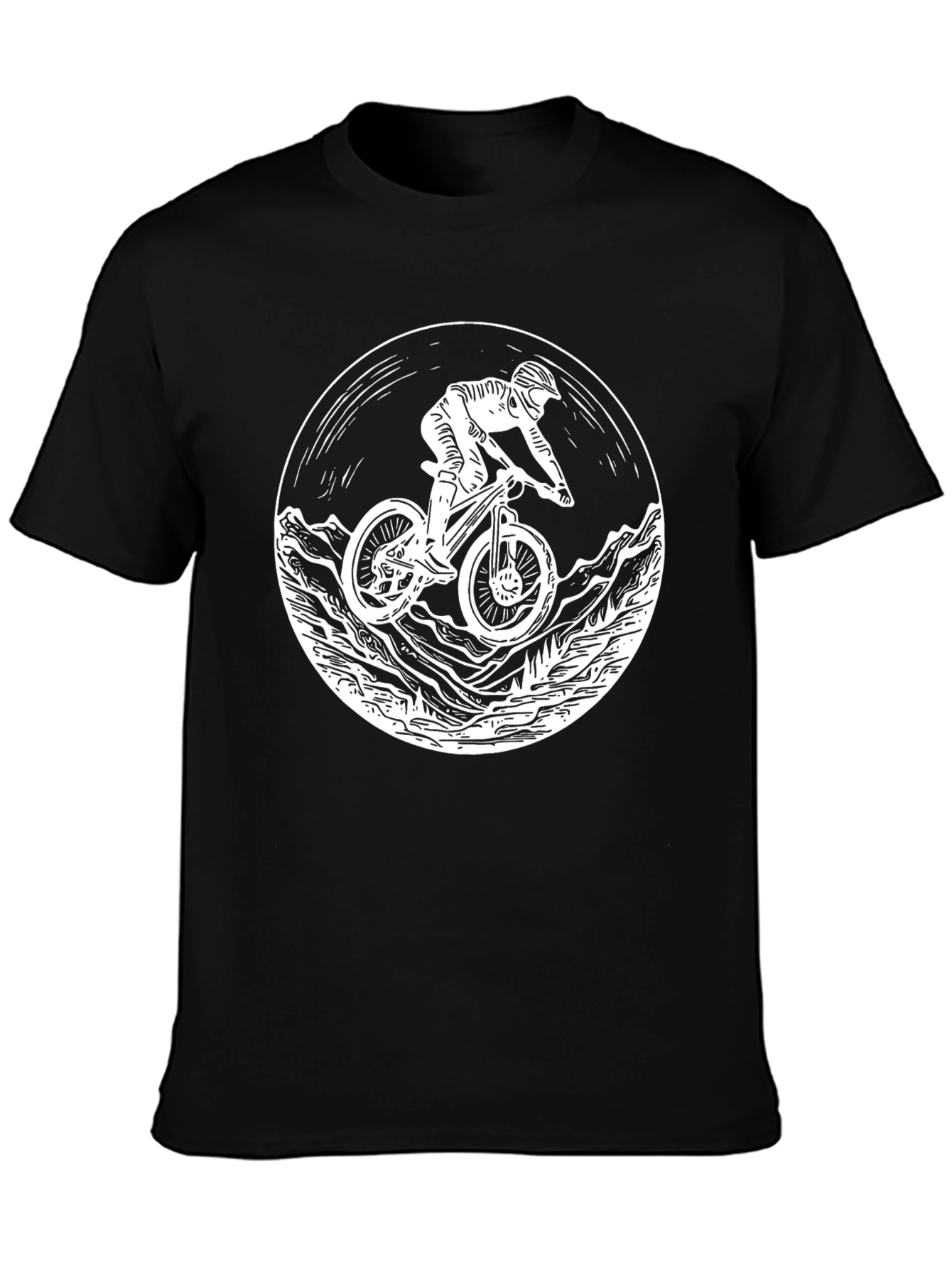Mountain Biker Graphic Tee - Ride in Style!