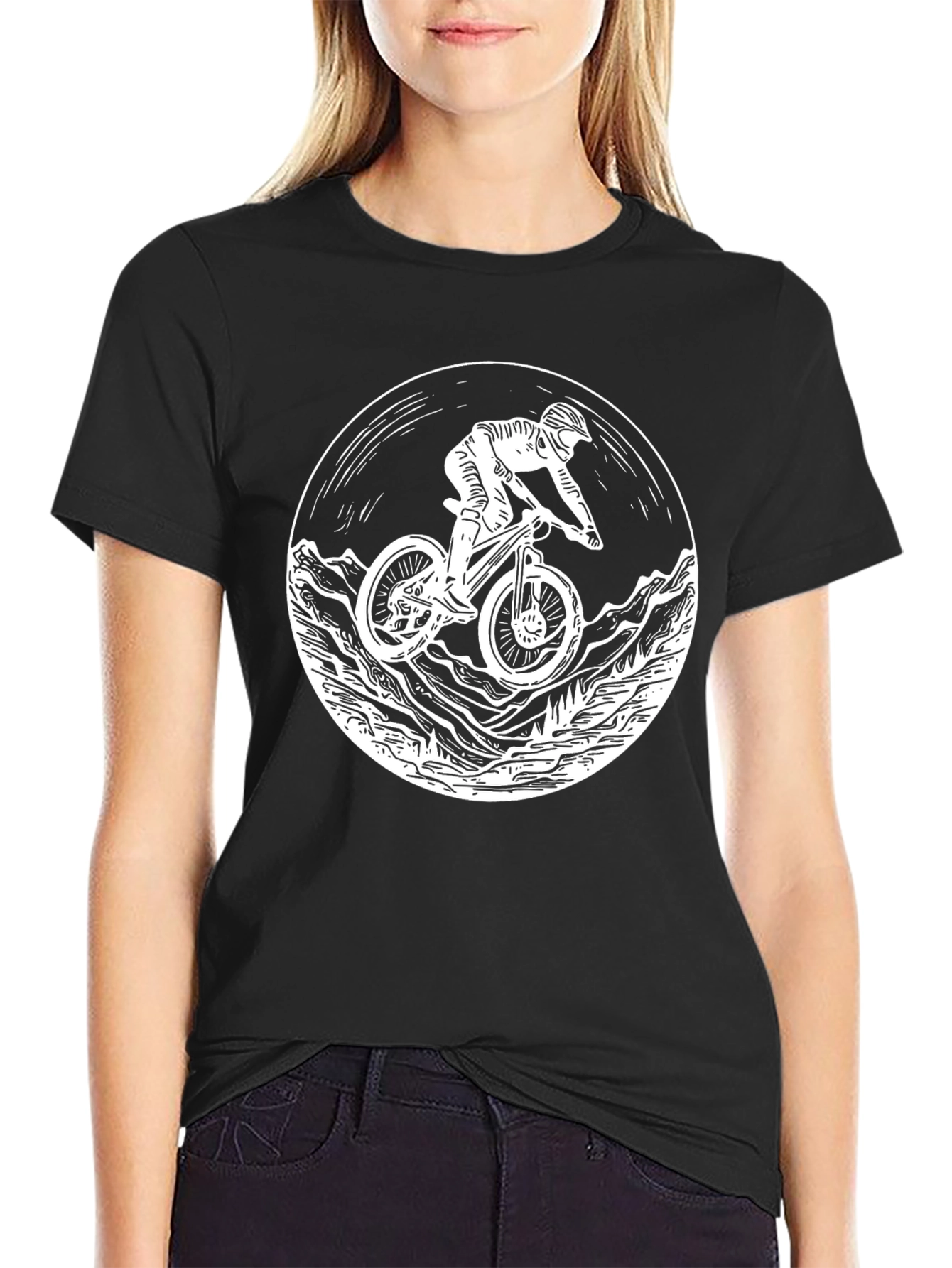 Mountain Biker Graphic Tee - Ride in Style!