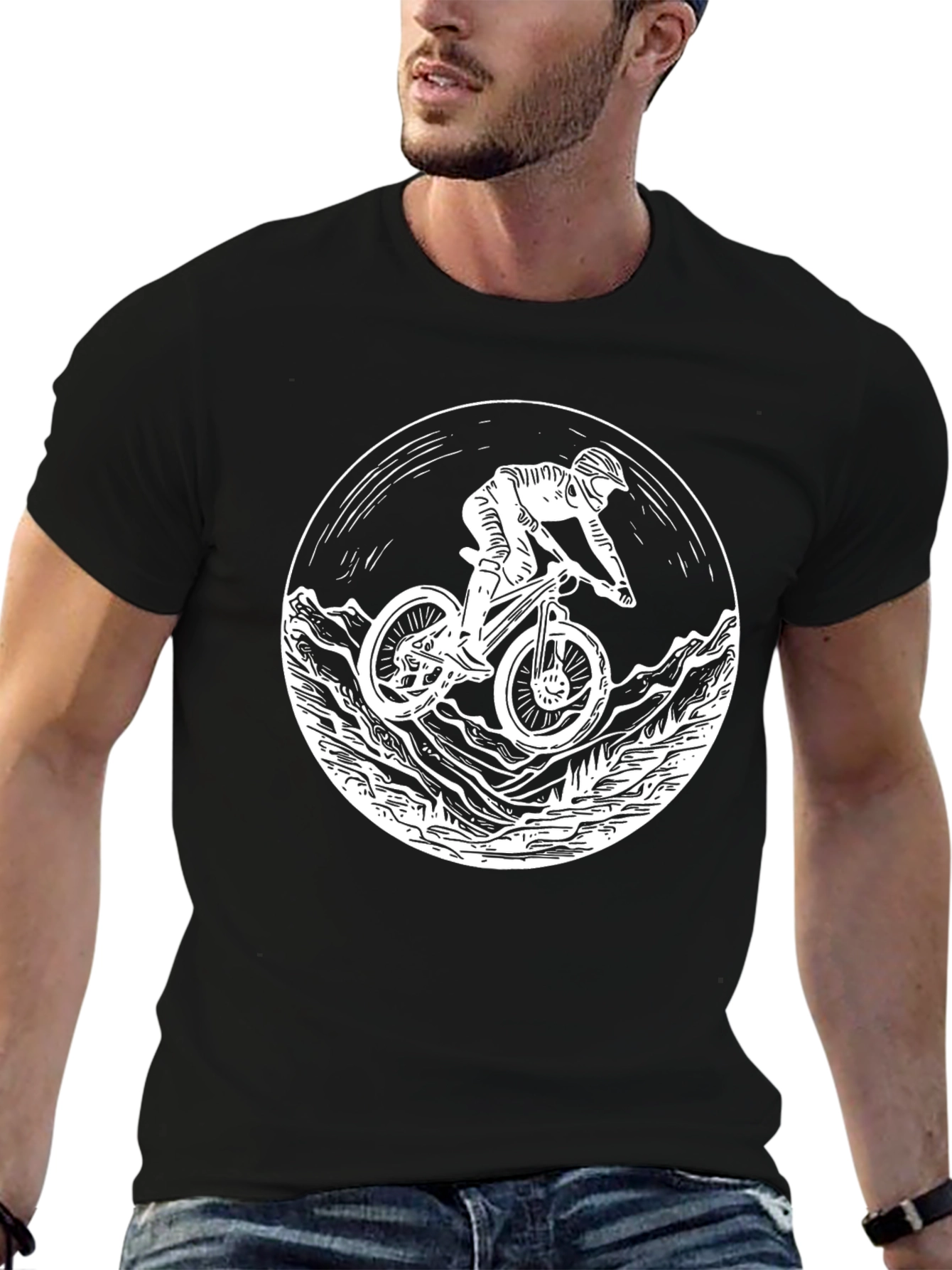 Mountain Biker Graphic Tee - Ride in Style!
