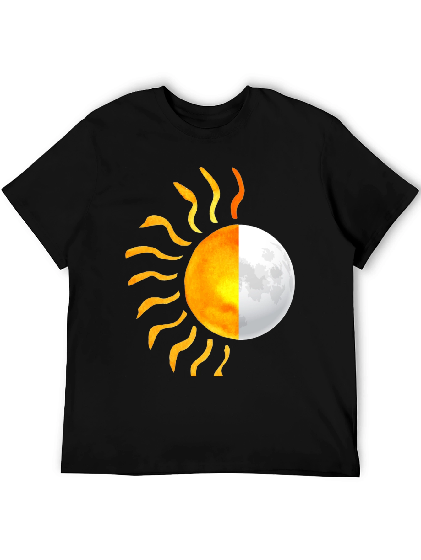 Sun & Moon Graphic Tee - Unique Design
