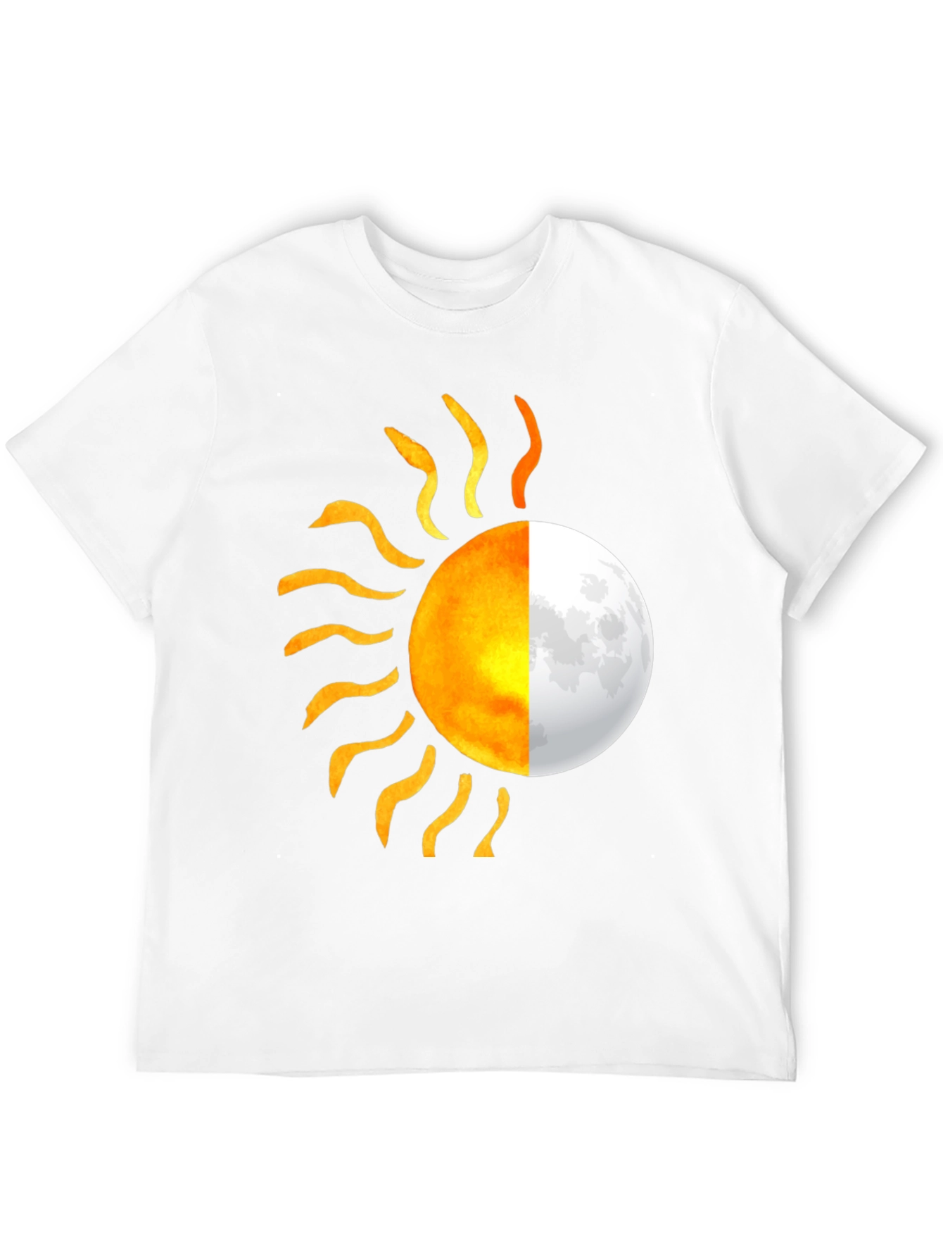Sun & Moon Graphic Tee - Unique Design